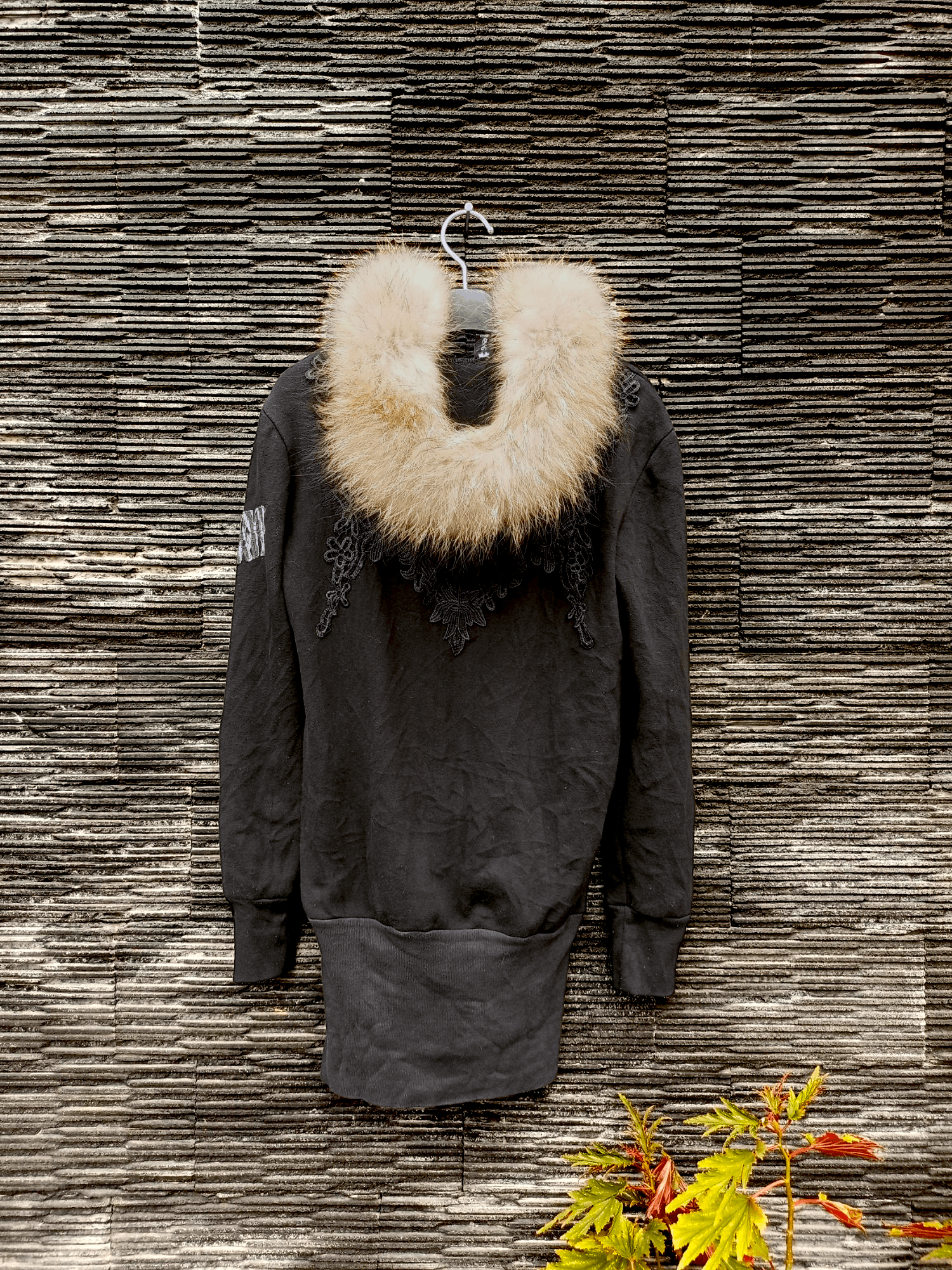 If Six Was Nine × Japanese Brand × Le Grande Bleu (L.G.B.) LO Feltics 28 Fur Hoodie ifsixwasnine lgb styled Size US M / EU 48-50 / 2 - 6 Thumbnail