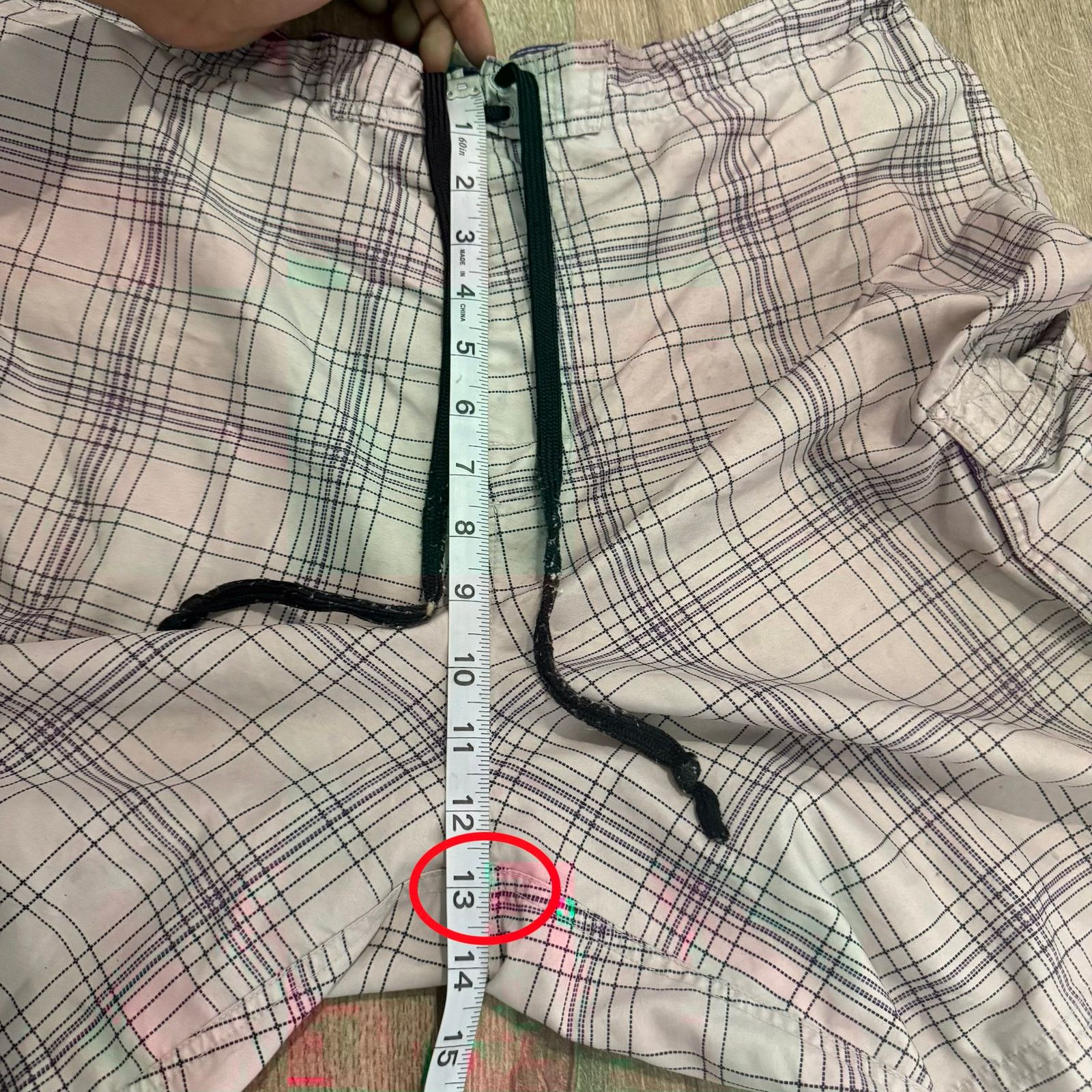 O'Neill O'Neill Pipeline Mens Plaid Cargo Elastic Waist, Minor Marks Size US 32 / EU 48 - 4 Thumbnail