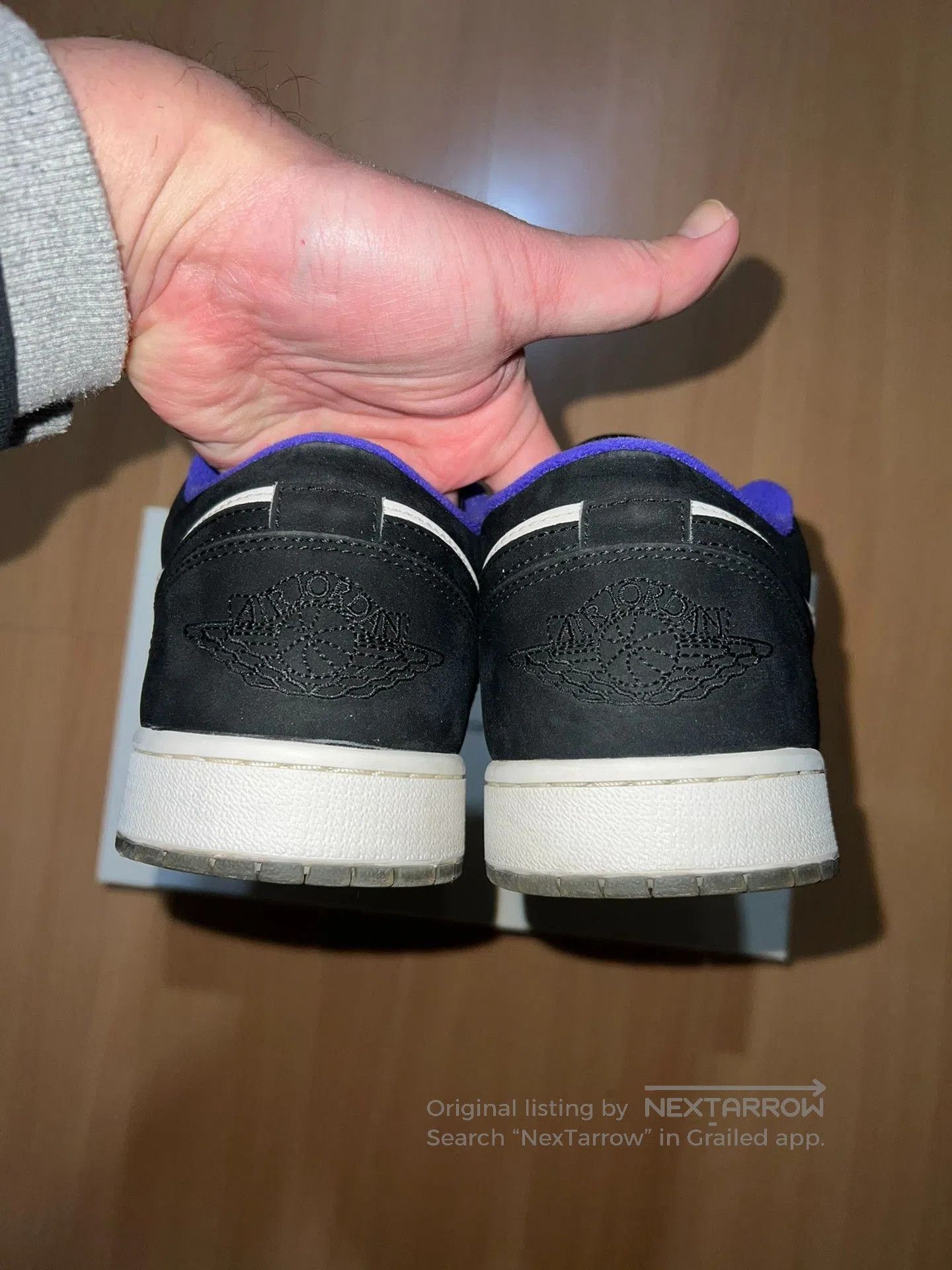 Jordan Brand Air Jordan 1 Low Black White. Size US 11 / EU 44 - 4 Thumbnail