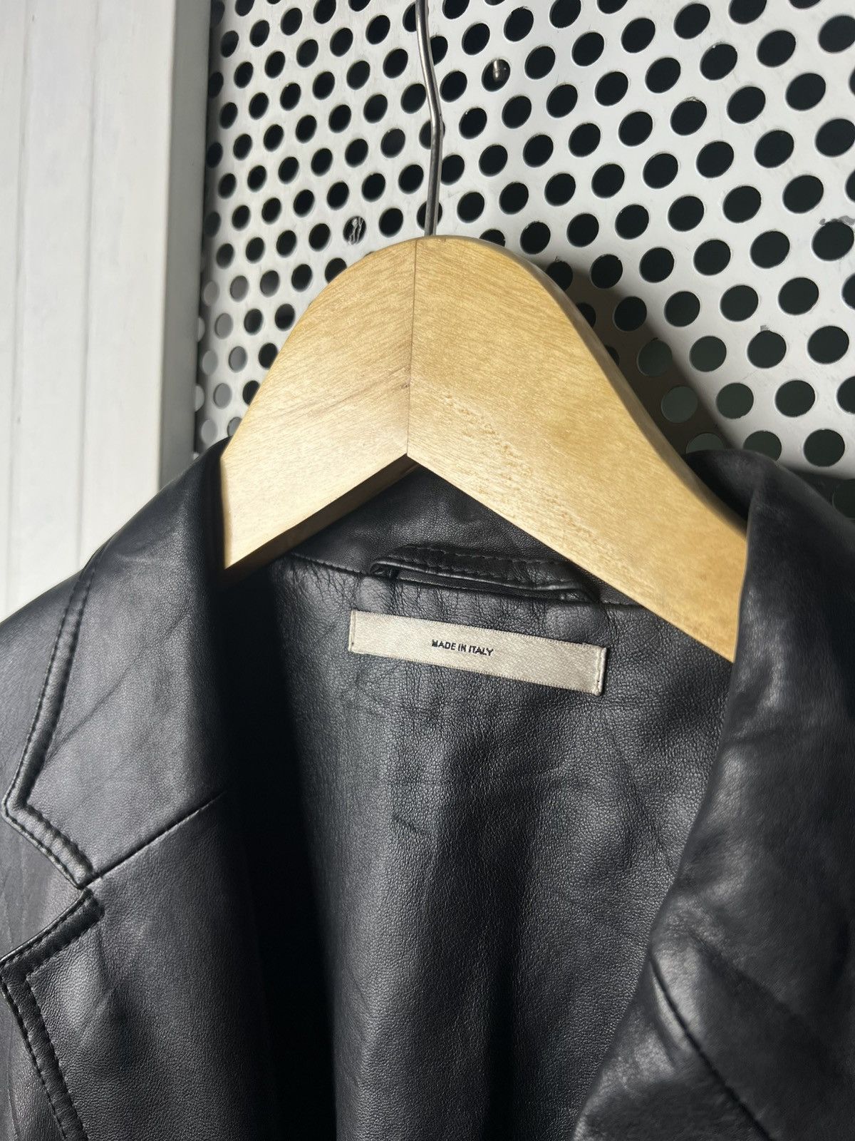 Saint Laurent Paris Fall 2002 Tom Ford For Yves Saint Laurent Leather Blazer Size US M / EU 48-50 / 2 - 6 Thumbnail