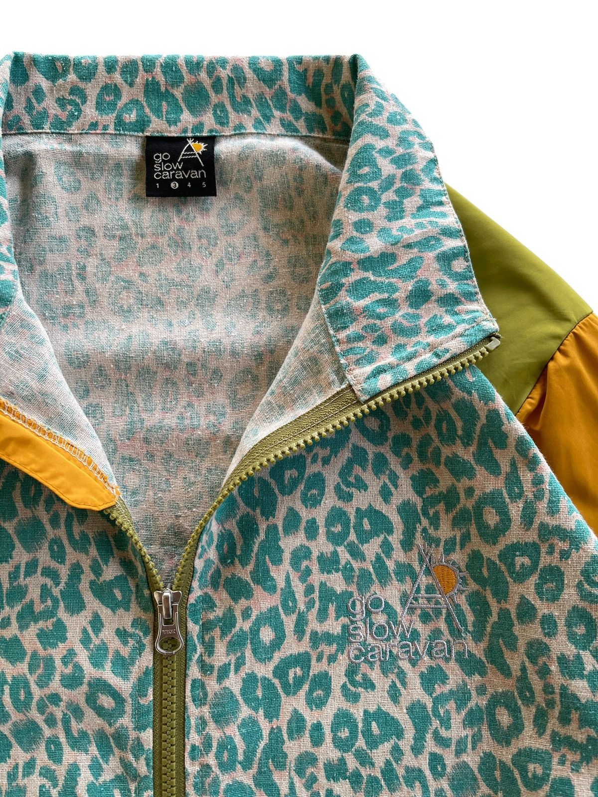 go slow caravan Go Slow Caravan Leopard Full Zipper Jacket Size US M / EU 48-50 / 2 - 3 Thumbnail