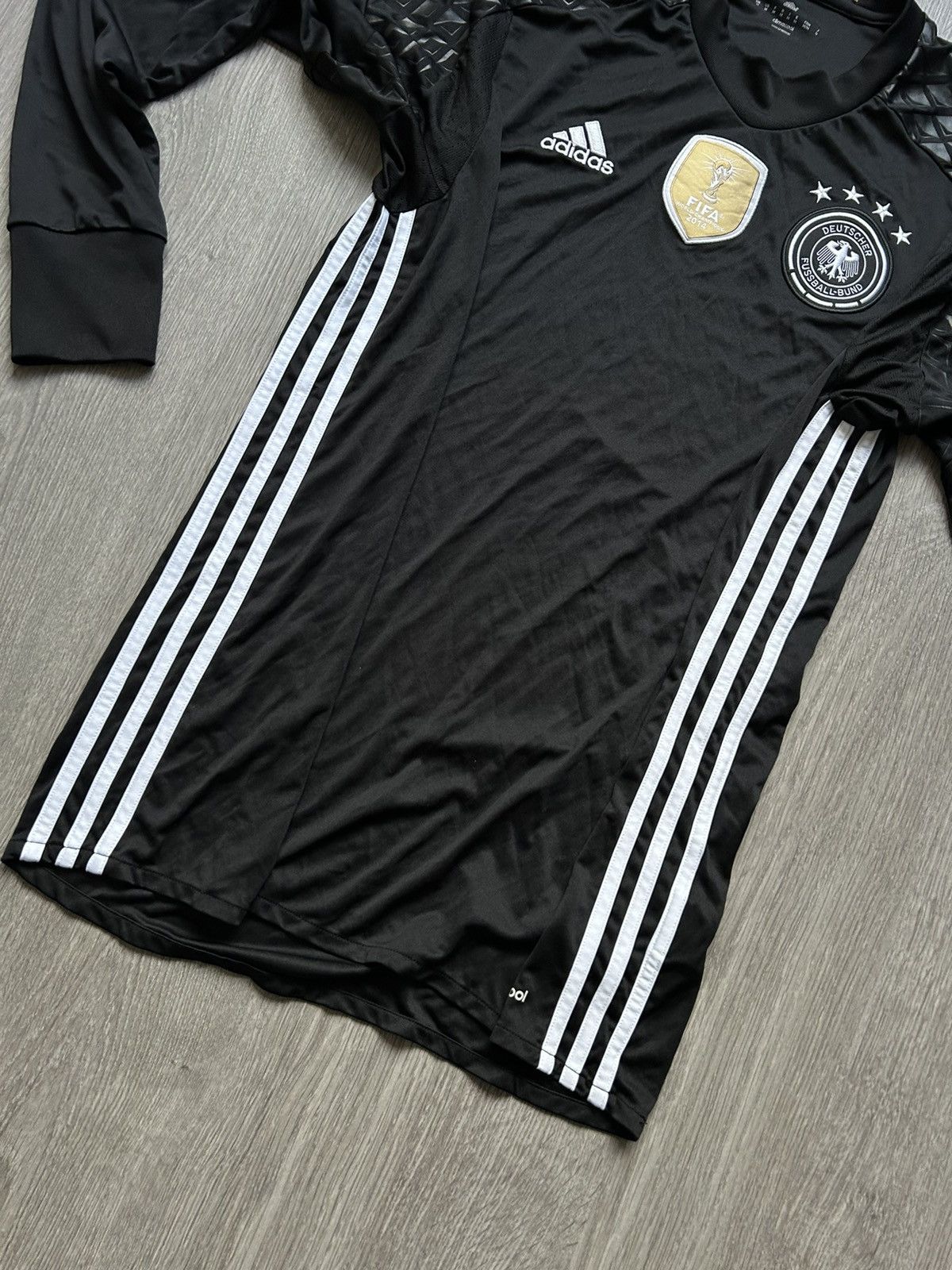 Adidas × Japanese Brand SHIRT ADIDAS FOOTBALL GERMANY 🔘 FIFA UEFA 2014 🔘 STREETWEAR Size US M / EU 48-50 / 2 - 4 Thumbnail
