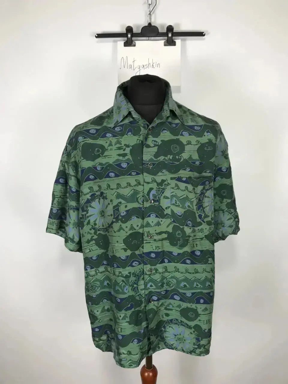 Marks & Spencer Hawaiian shirt silk vintage Size US M / EU 48-50 / 2 - 1 Thumbnail