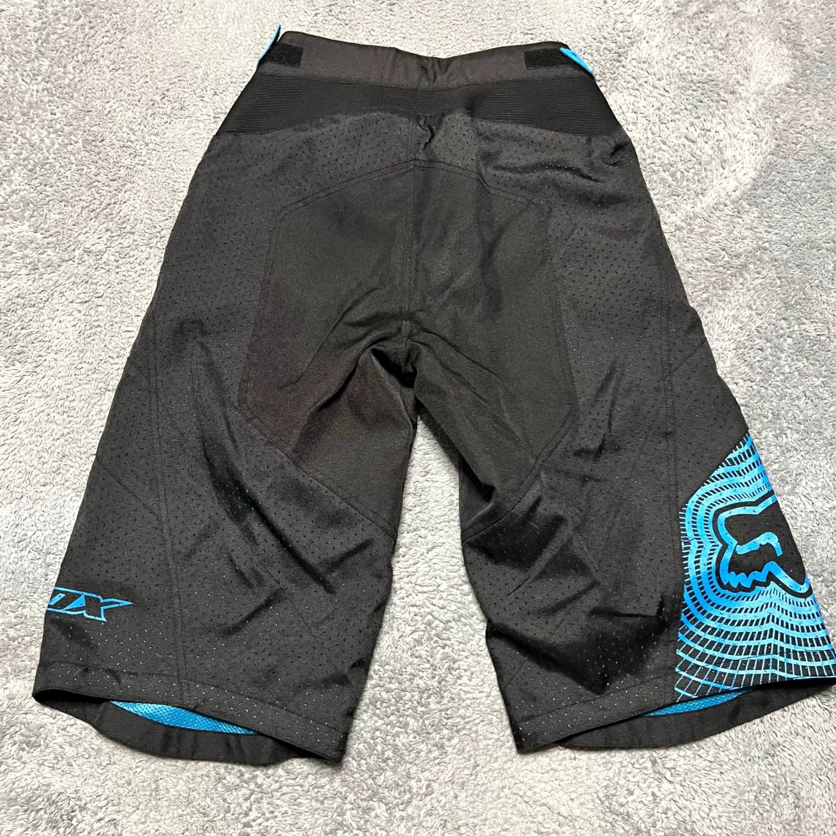 Fox Racing Fox Racing Shorts Mens 32 Demo DH Downhill Riding Cycle Moto Black Blue Mens Regular 32 Athletic Black Blue Fox Racing Shorts Size US 32 / EU 48 - 5 Thumbnail