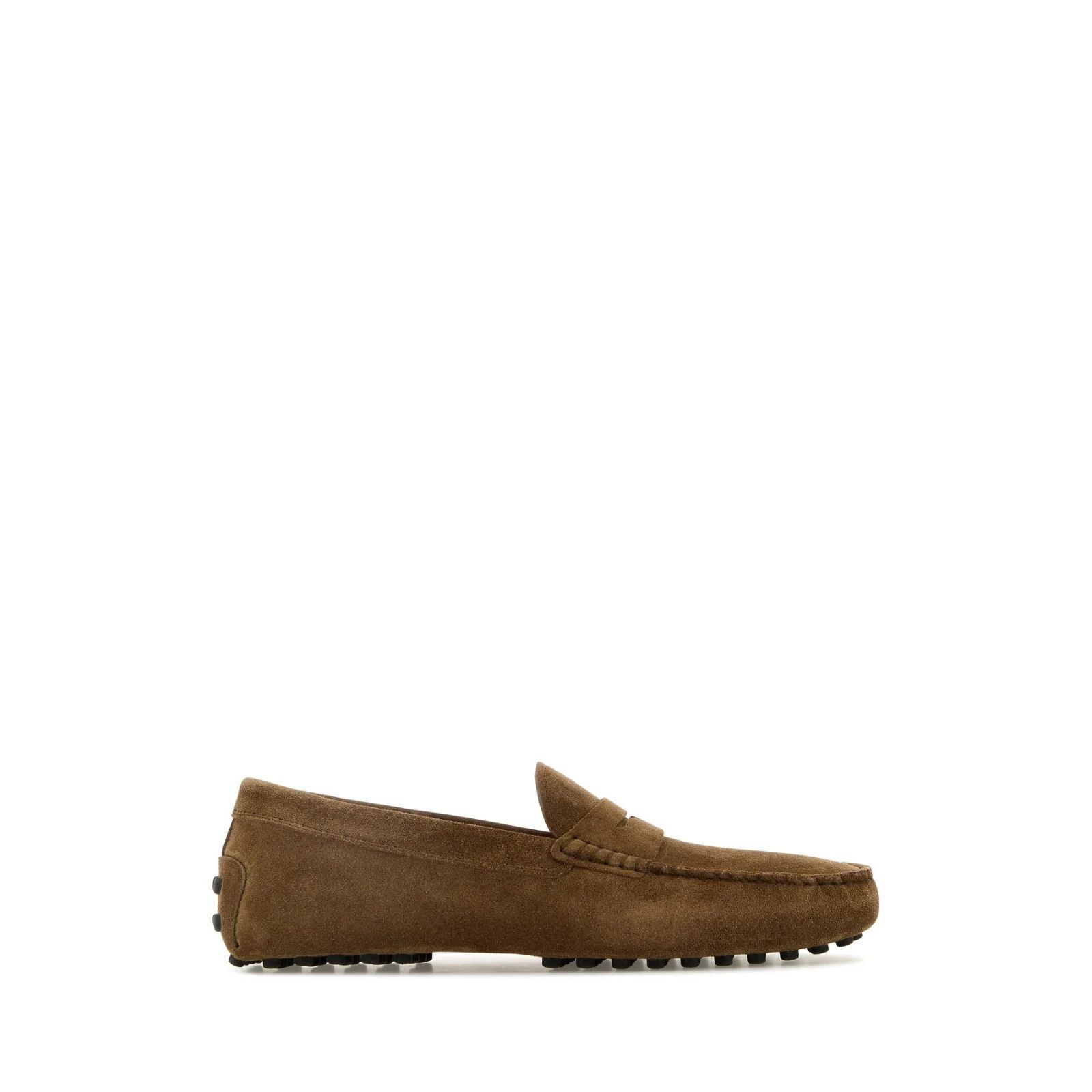 TOD'S $1045 Brown Suede Loafers New & Authentic (Men's size: