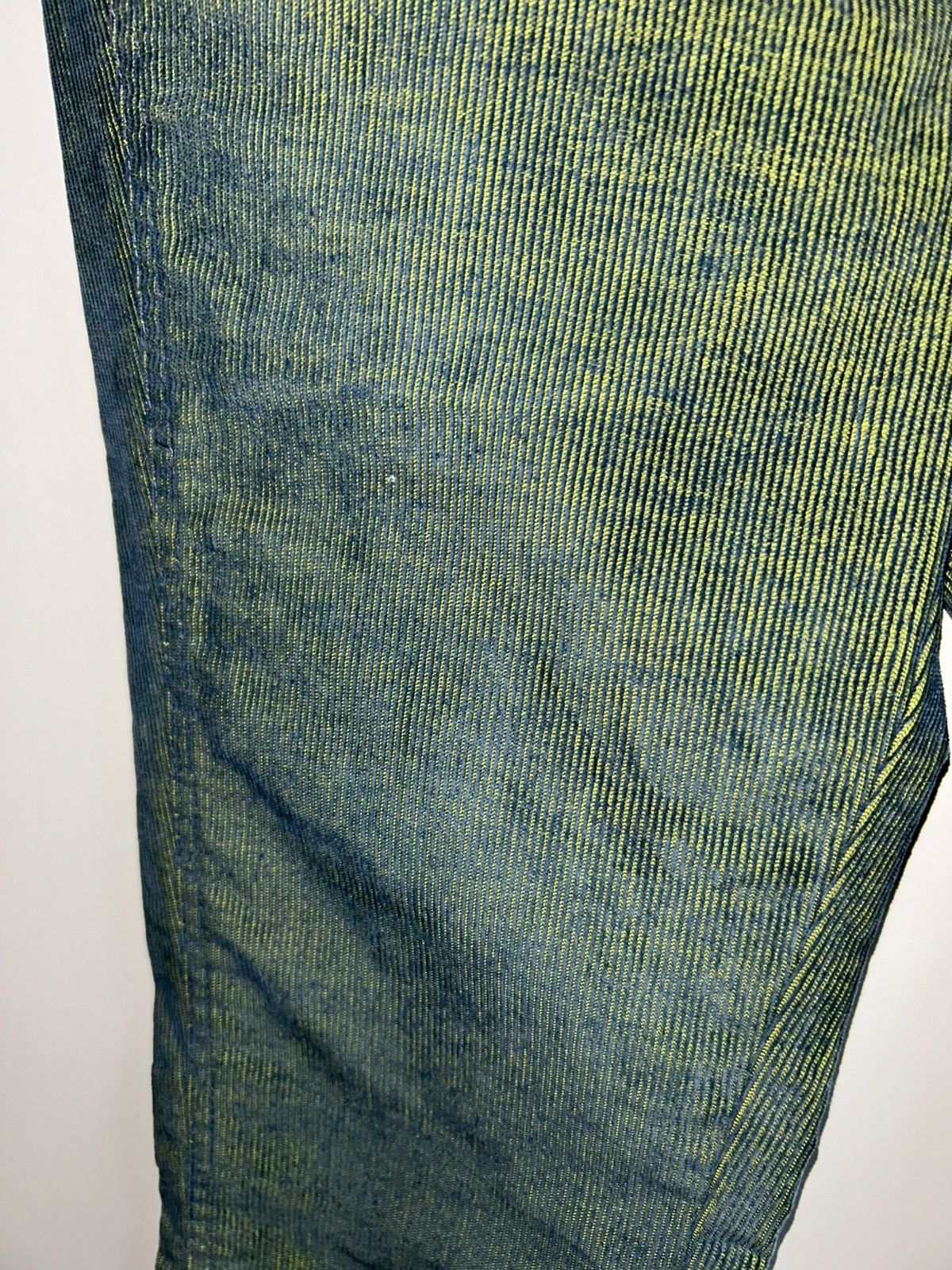 Jean Paul Gaultier JPG Jeans by Gaultier Two Tone Corduroy Ribbed Bootcut Size US 30 / EU 46 - 16 Thumbnail