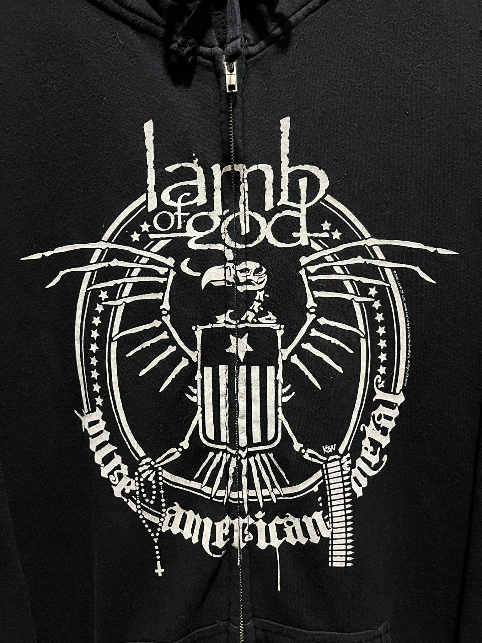 Band Tees Lamb Of God Metalcore Band Hoodie Jacket 2005s Size US XL / EU 56 / 4 - 3 Thumbnail