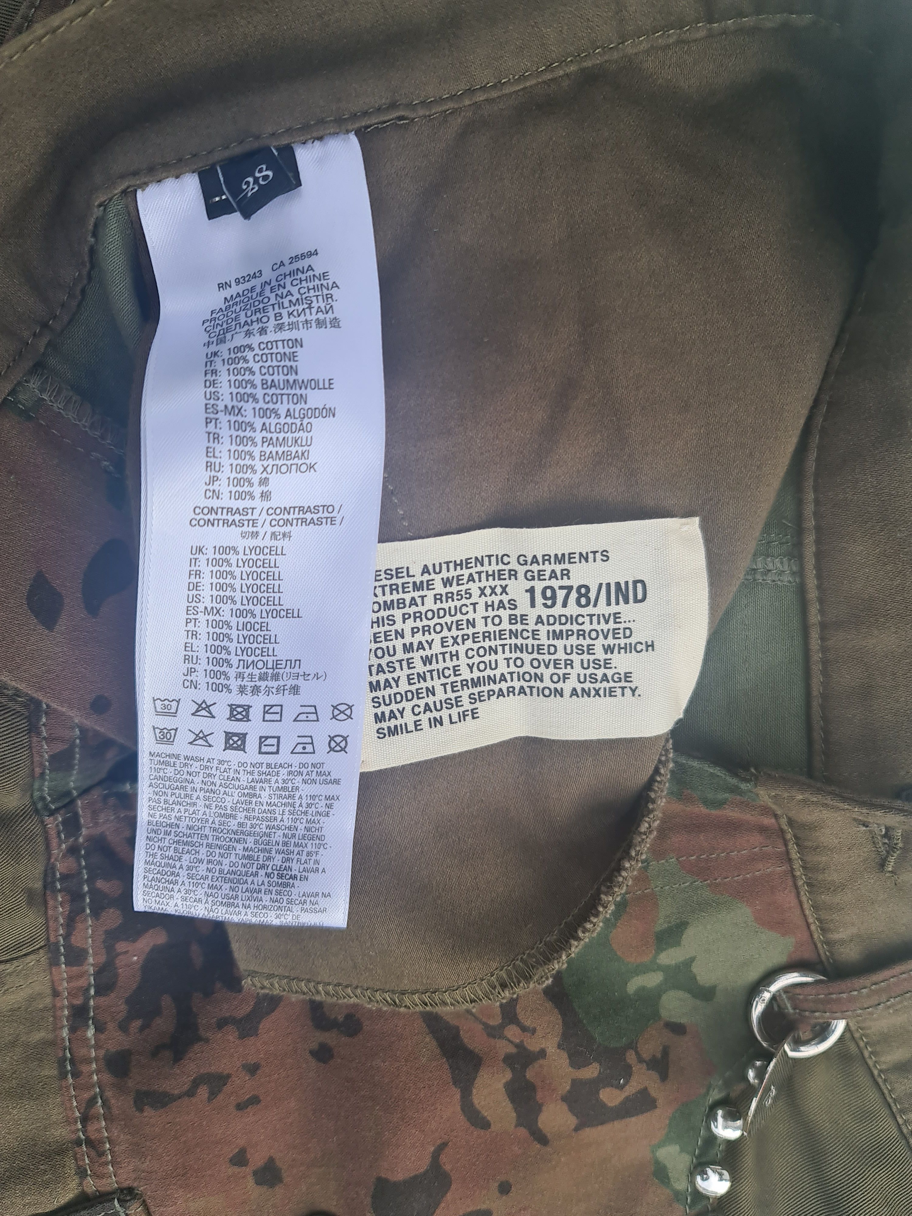Diesel Diesel O-Amata military camouflage mini skirt Size 28" / US 6 / IT 42 - 5 Thumbnail