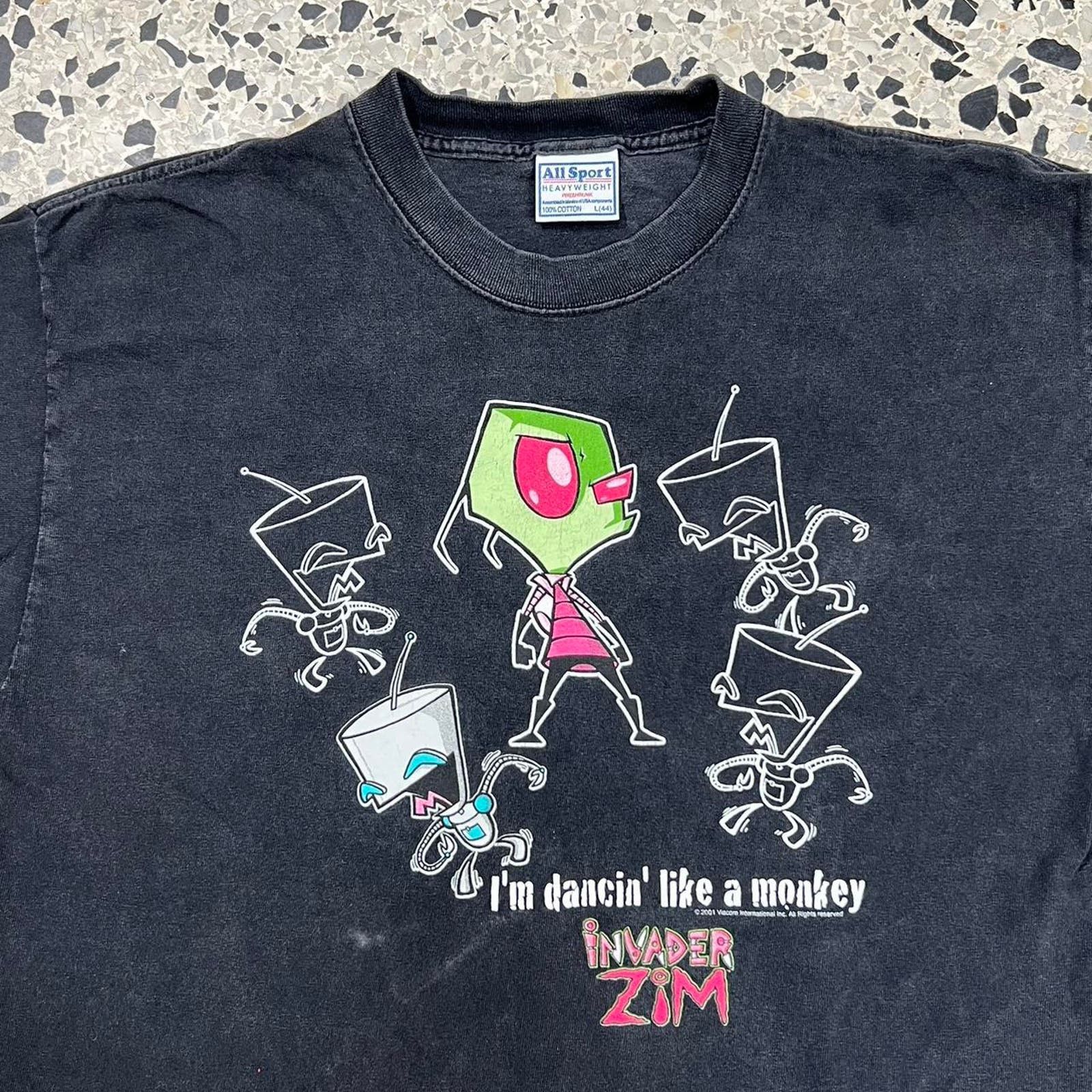Nickelodeon VINTAGE Y2K NICKELODEON INVADER ZIM PROMO TEE Size US L / EU 52-54 / 3 - 2 Thumbnail