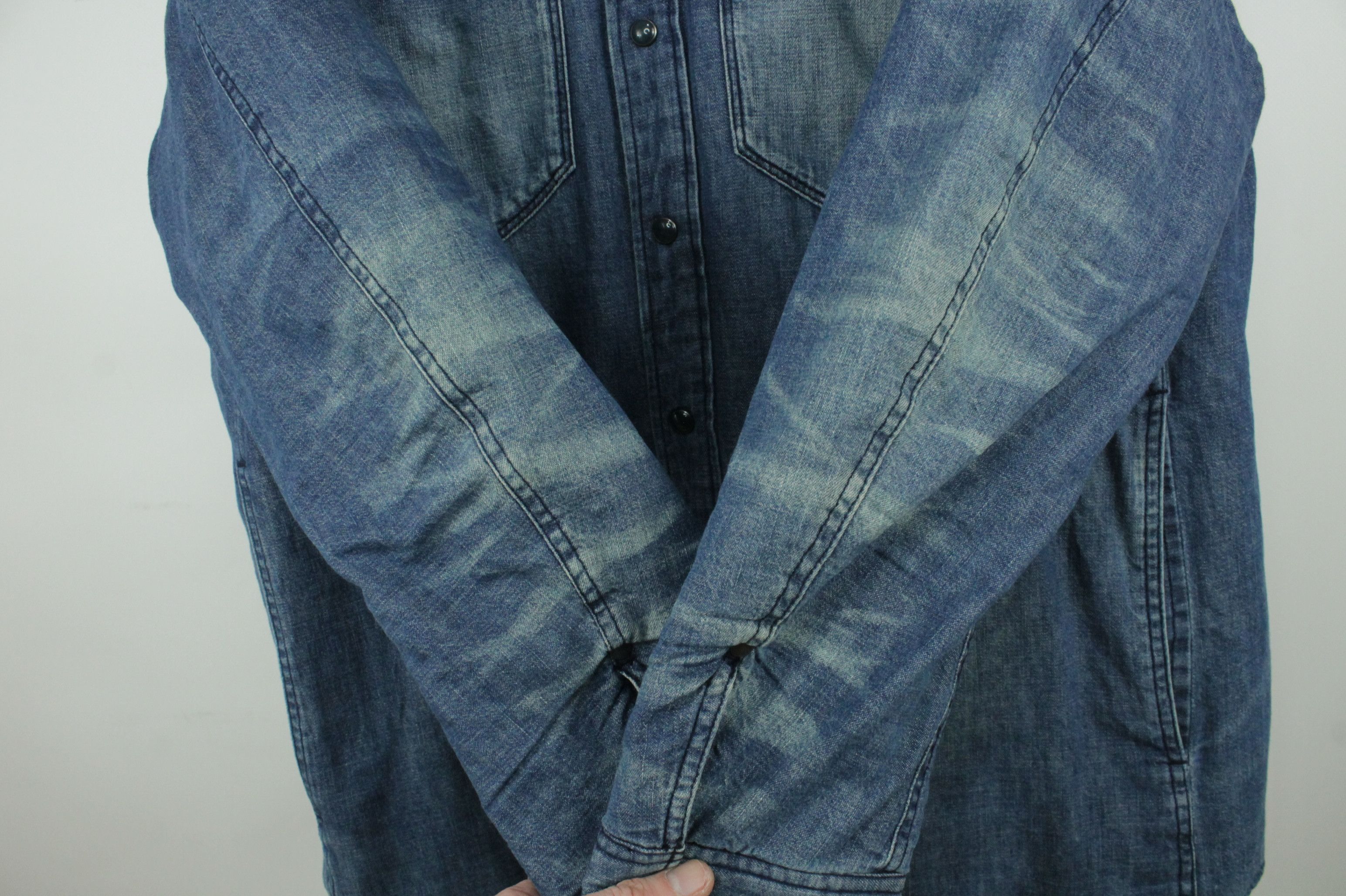 G-Star G-Star Raw 3301 Padded Denim Overshirt Jacket Size US XL / EU 56 / 4 - 11 Thumbnail