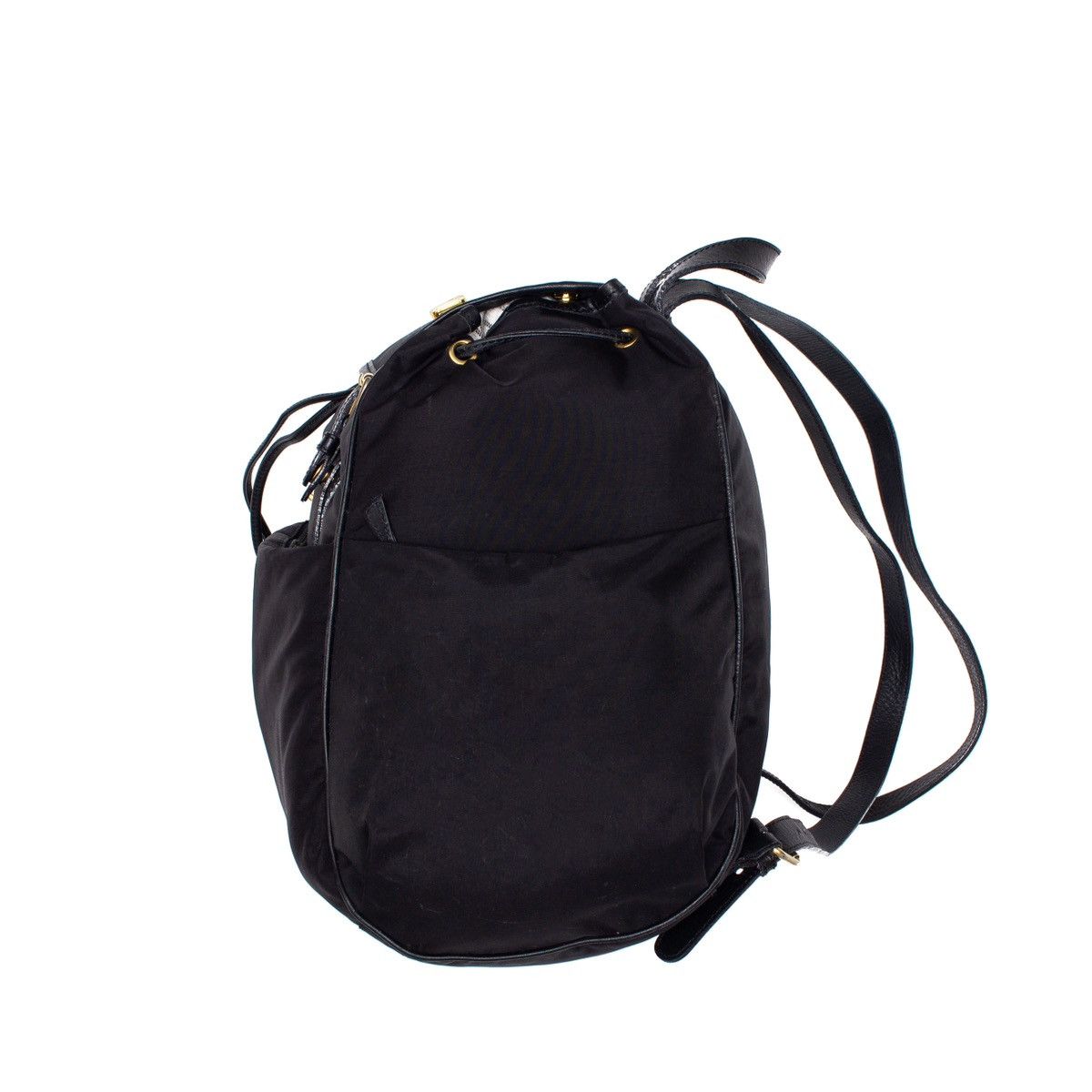 Moschino × Vintage VTG MOSCHINO Redwall Black Nylon/ Leather Trim Backpack Size ONE SIZE - 6 Thumbnail