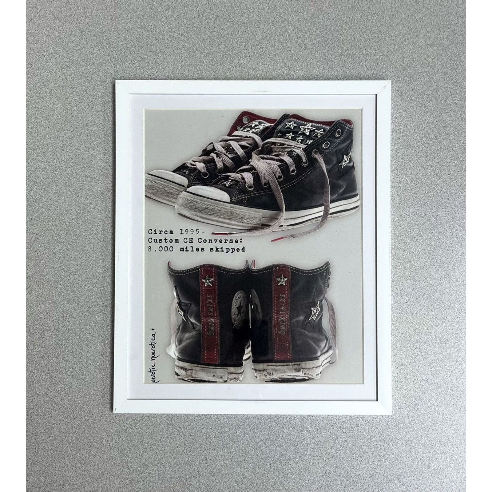Chrome Hearts Chrome Hearts converse shoes Framed poster 9x11 Size ONE SIZE - 1 Thumbnail