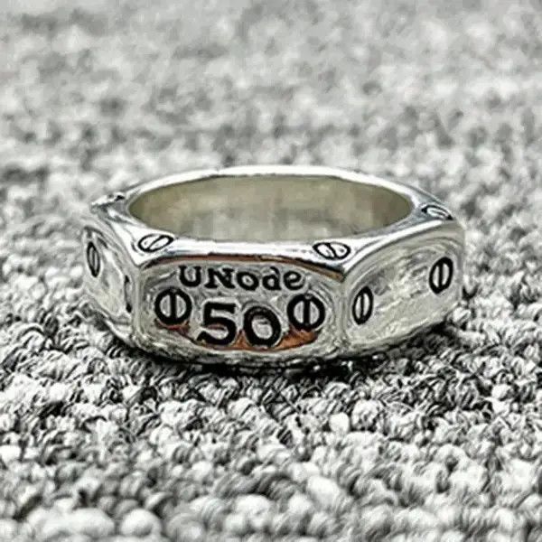 Japanese Brand × Vintage hexagonal charm ring Size 7 8 9 Size ONE SIZE - 4 Thumbnail