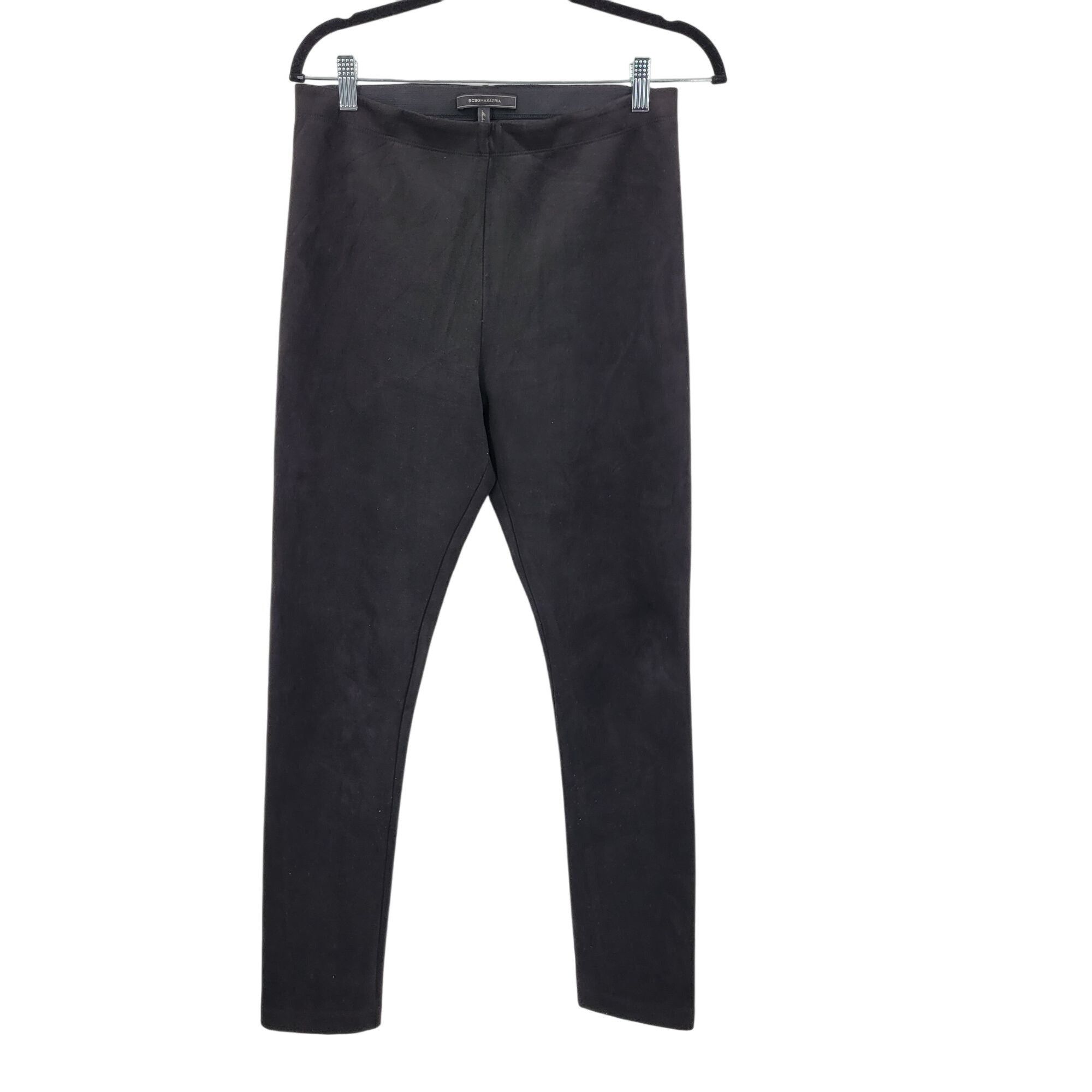 Designer Revolves BCBGMAXAZRIA Faux Suede High-Waisted Mason Leggings Size 30" / US 8 / IT 44 - 12 Thumbnail