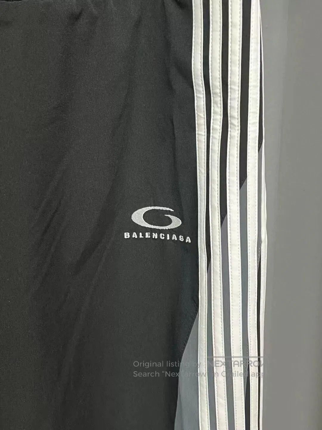 Balenciaga balenciaga black and blue athletic pants. Size US 26 / EU 42 - 3 Thumbnail