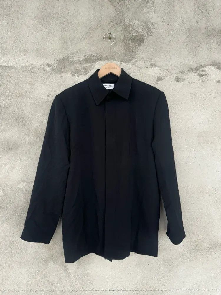 Balenciaga Sz 34 Balenciaga 21AW Tailored Shirt Jacket-2505 Size US M / EU 48-50 / 2 - 1 Thumbnail