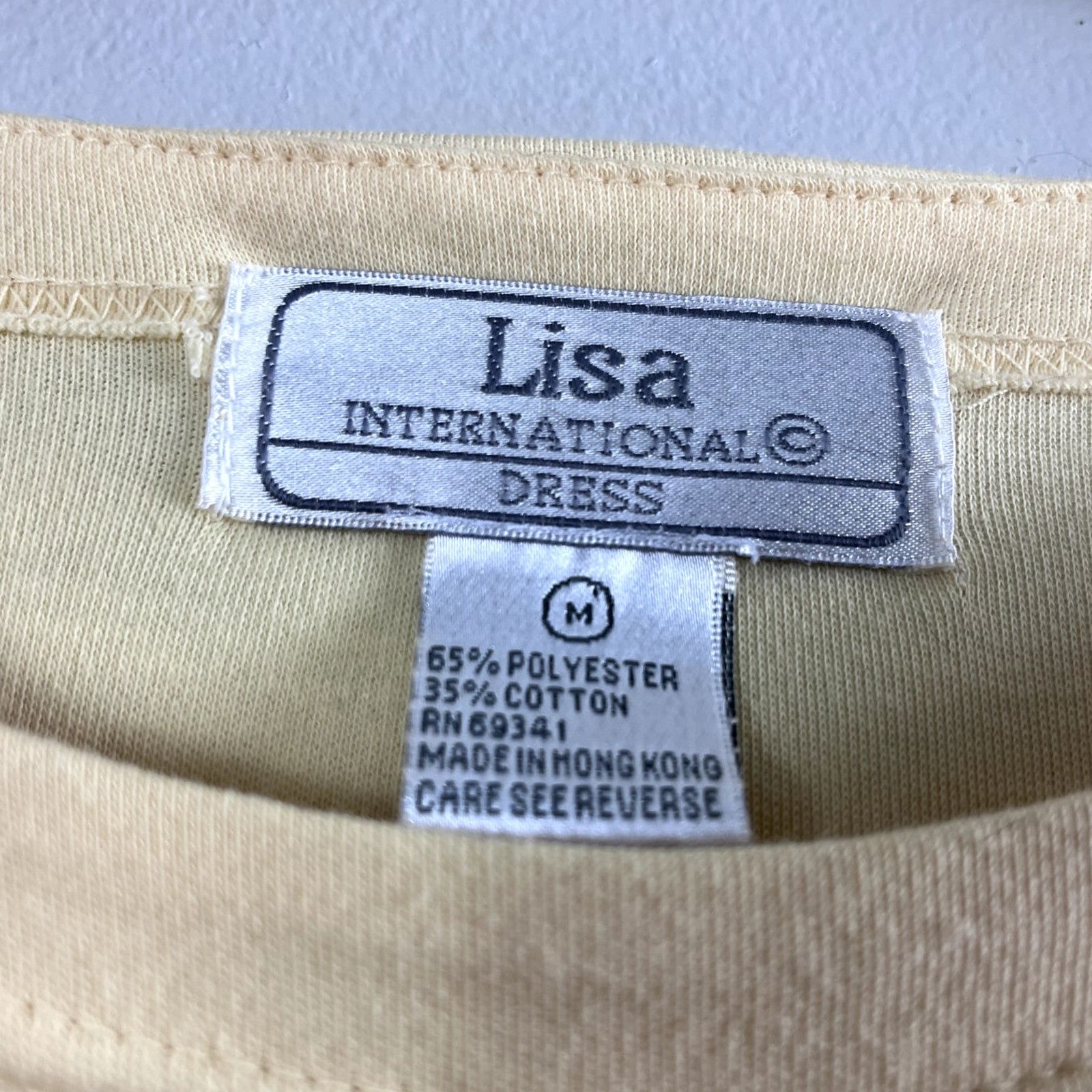 Vintage Vintage Yellow Lisa International Giraffe Maxi Dress M Size M / US 6-8 / IT 42-44 - 5 Thumbnail