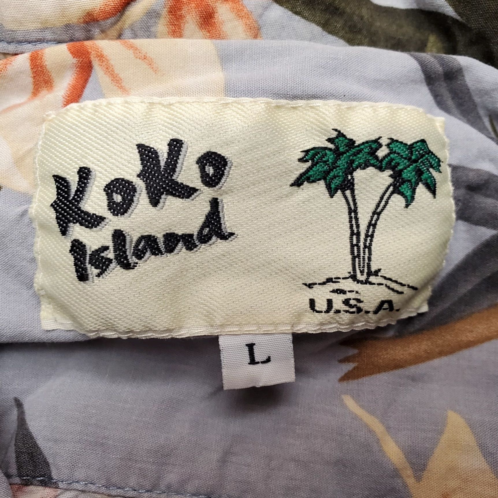 Vintage Koko Island Shirt Mens Large Blue Floral Hawaiian Short Sleeve Island Aesthetic Size US L / EU 52-54 / 3 - 6 Thumbnail