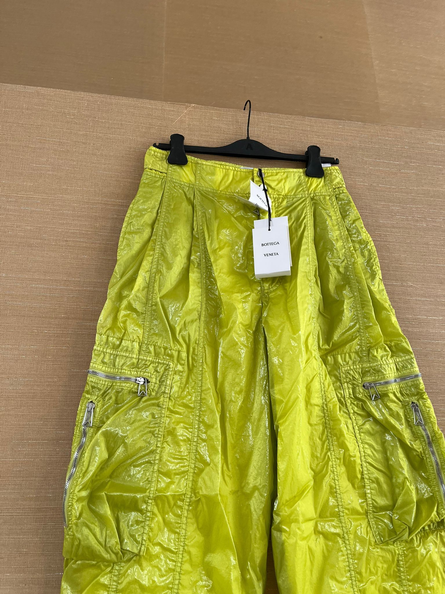Bottega Veneta Multi Zip Cargo Pants in Acid Yellow Size US 30 / EU 46 - 5 Thumbnail
