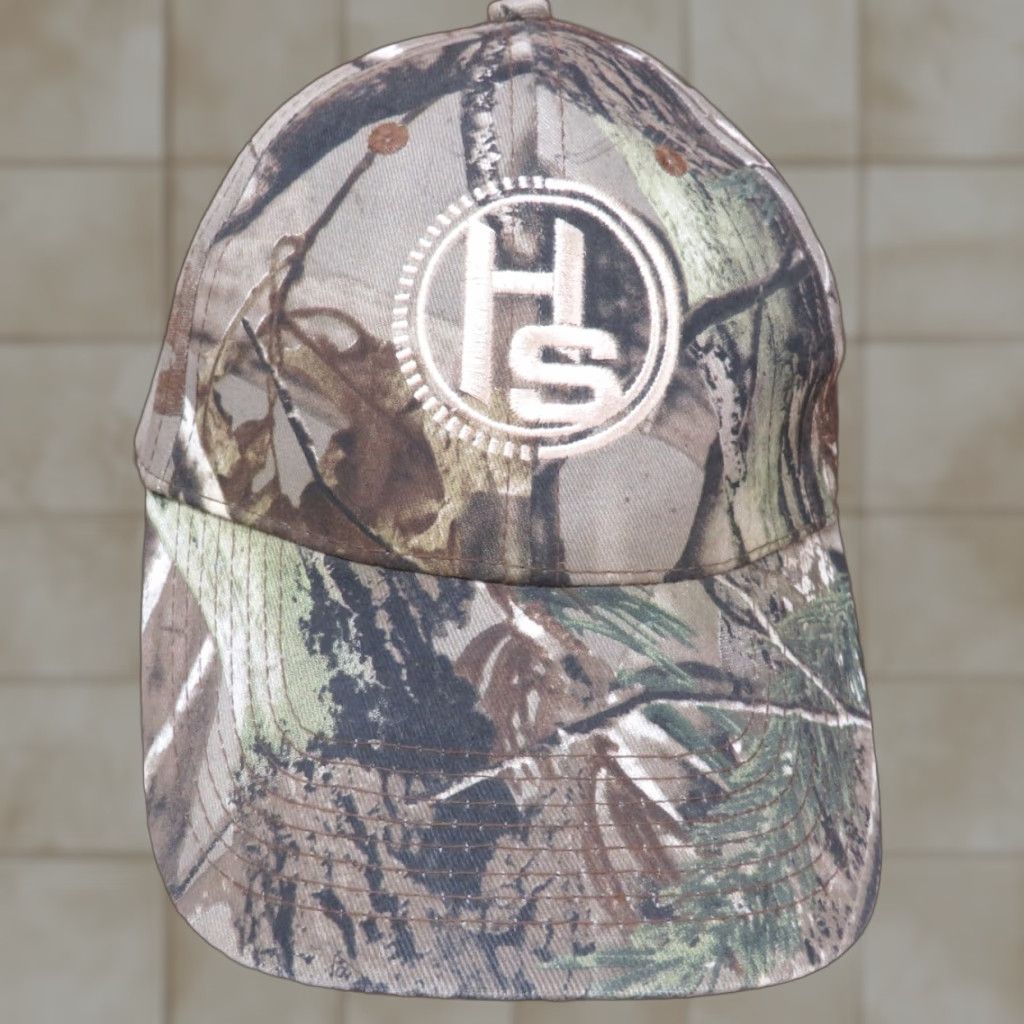 Hunter VTG HaT Camo Hunting trucker cap hat Adjustable Multi-Color 1980s HaT advertising Trucker Hat Mens Womens Boys Girls Size ONE SIZE - 1 Thumbnail