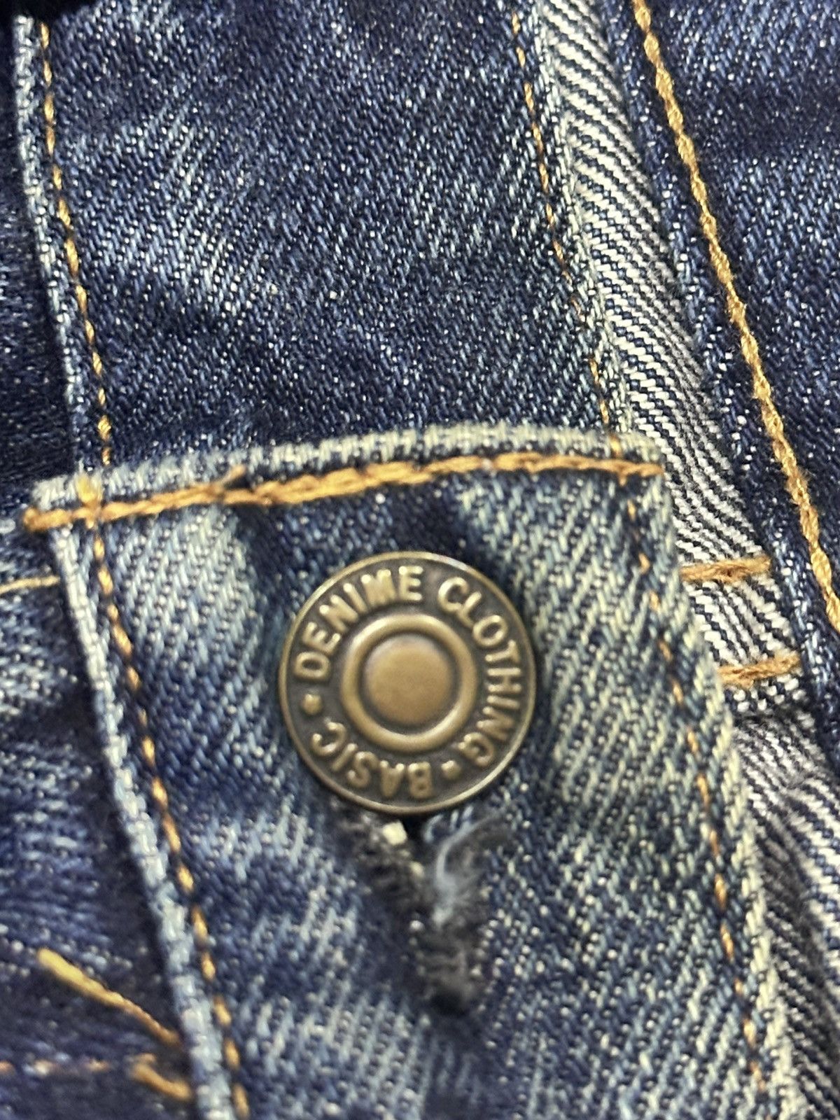 Denime × Japanese Brand × Vintage Denime 80's Vintage Wideleg Jeans With Mudwash Stye Size US 32 / EU 48 - 8 Thumbnail