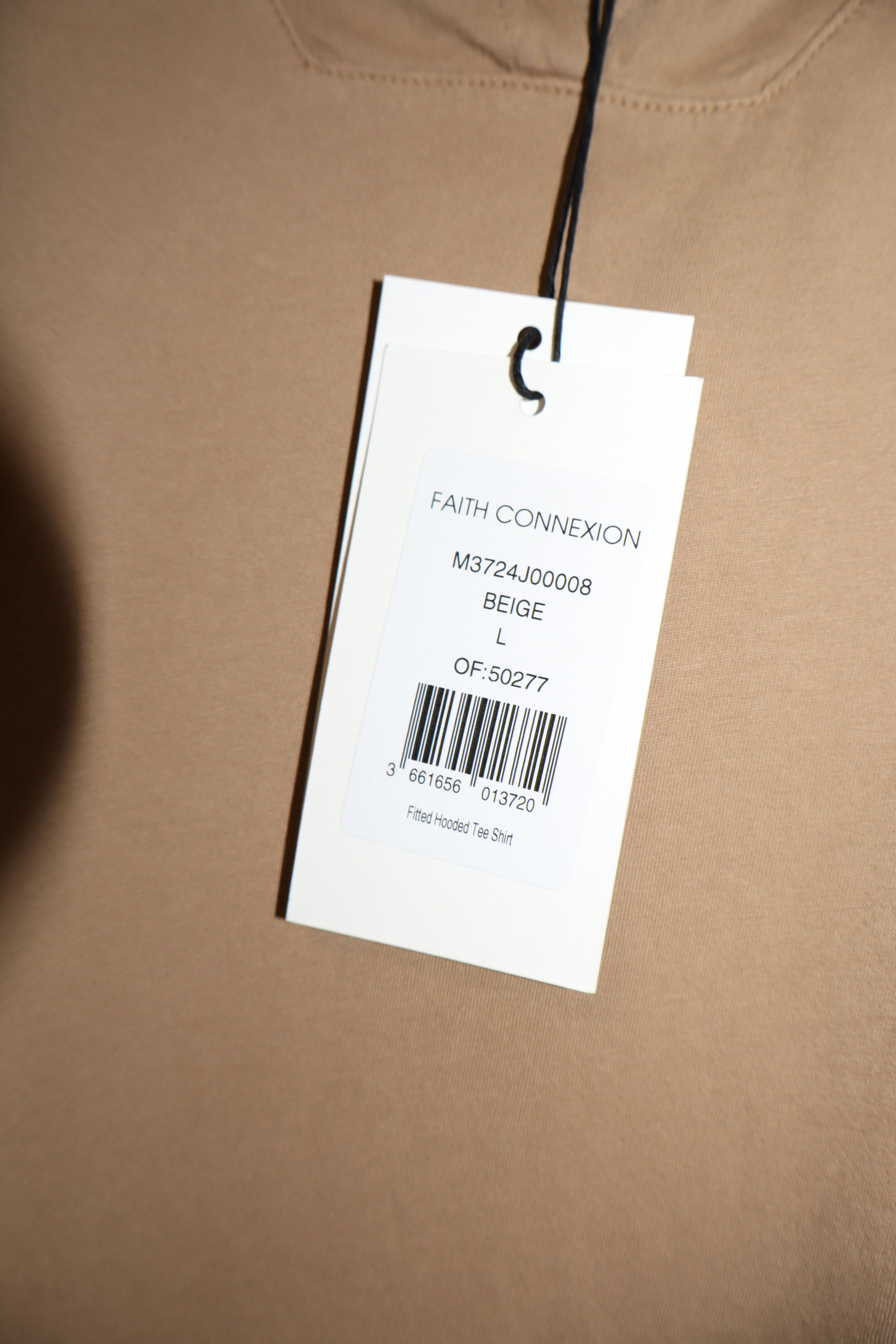 Faith Connexion fitted hooded t-shirt Size US L / EU 52-54 / 3 - 6 Thumbnail