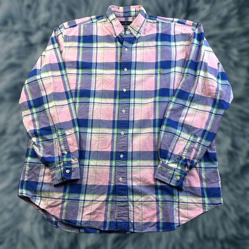 Ralph Lauren Ralph Lauren Shirt Mens XLT Extra Large Tall Pink Flesh Pony Button Up Size US XL / EU 56 / 4 - 1 Thumbnail