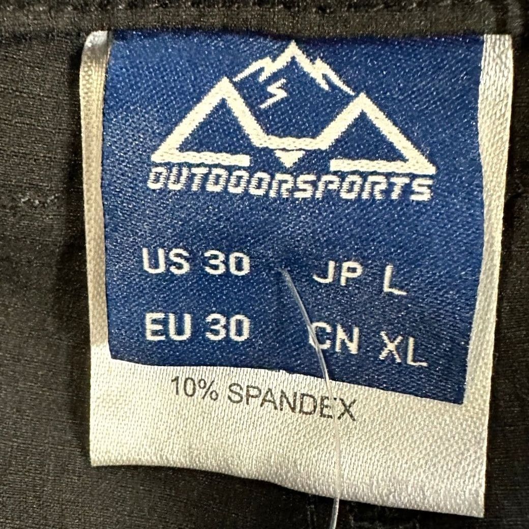 Vintage Outdoor Sports Cargo Hiking Shorts Mens 30 Black Nylon Blend Performance NEW Size US 30 / EU 46 - 4 Thumbnail