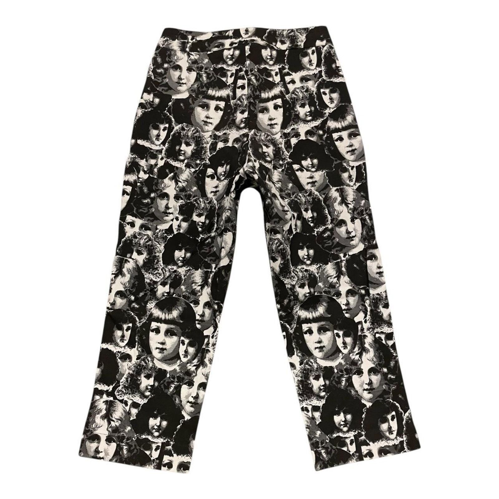 Vintage VTG 90s archival euro Paris Robin Robine doll face capris Size 26" / US 2 / IT 38 - 2 Thumbnail