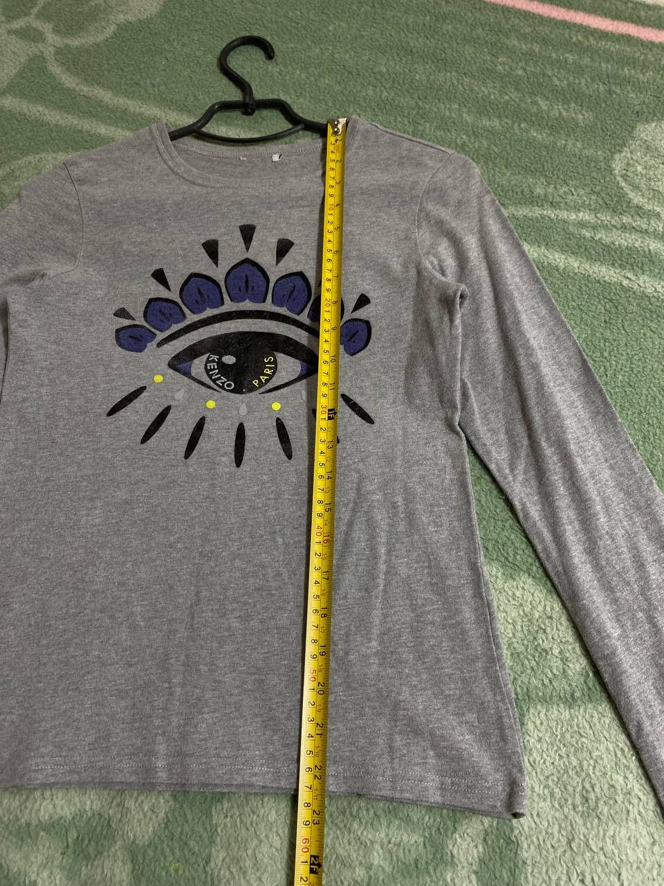Kenzo × Vintage Kenzo Sweatshirt Vintage Overprint Big Logo Eyes Paris Size US S / EU 44-46 / 1 - 8 Thumbnail