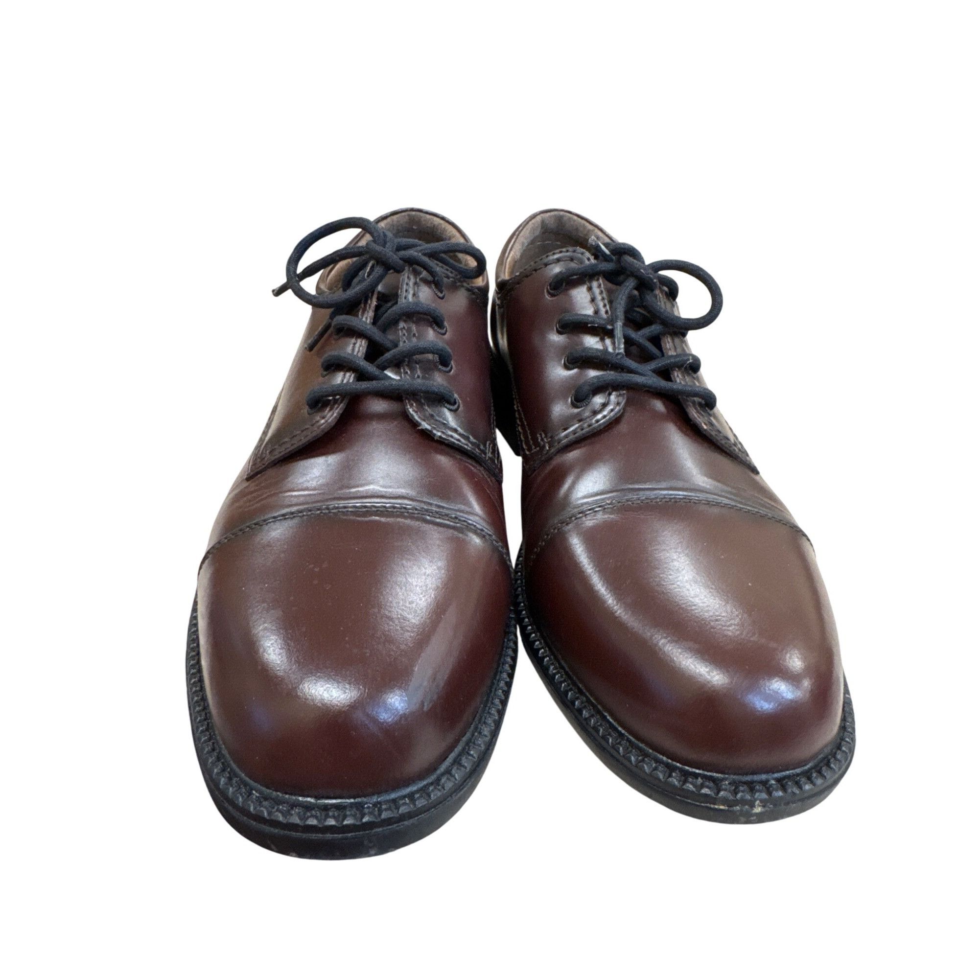 Dockers Dockers Mens Brown Leather Lace-Up Oxford Shoes 10.5W SKU 77 Size US 10.5 / EU 43-44 - 5 Thumbnail