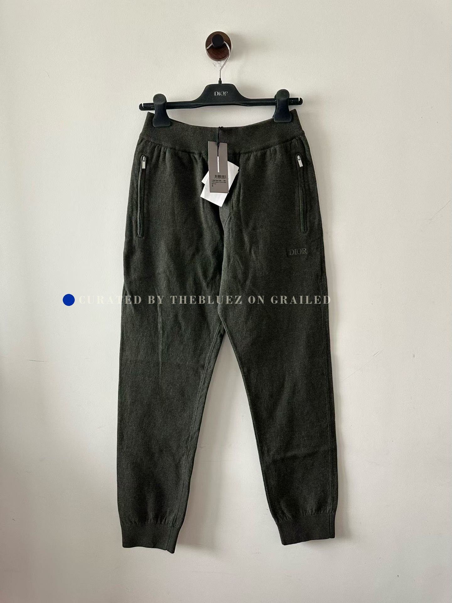 Dior Dior Olive Green Cashmere Sweatpants Size 36" / US 14 / IT 50 - 1 Thumbnail