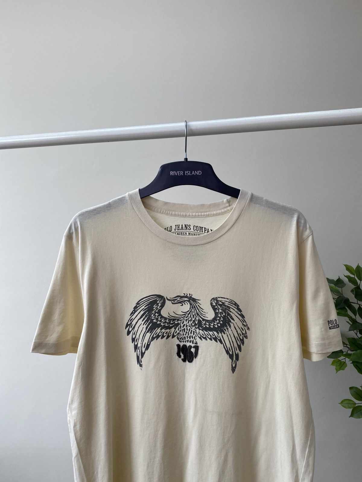 Polo Ralph Lauren × Vintage Vintage Denim & Supply Ralph Lauren bird big logo tee Size US M / EU 48-50 / 2 - 7 Thumbnail