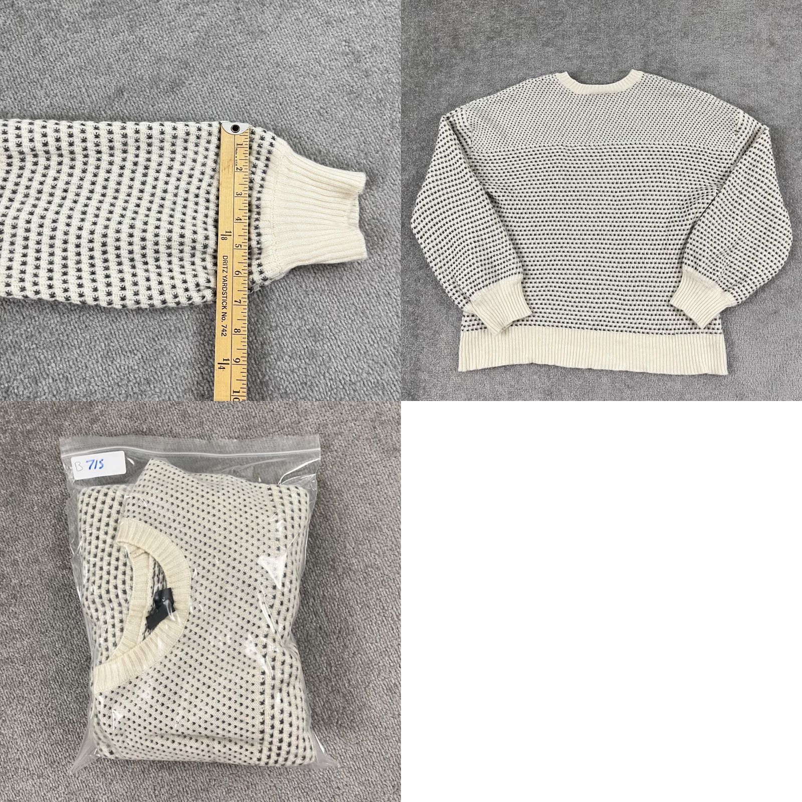 Vintage VINTAGE Summersalt Sweater Womens Wool Cashmere Knit Pullover 1X Long Sleeve Gray Fall Winter Size XL / US 12-14 / IT 48-50 - 8 Thumbnail