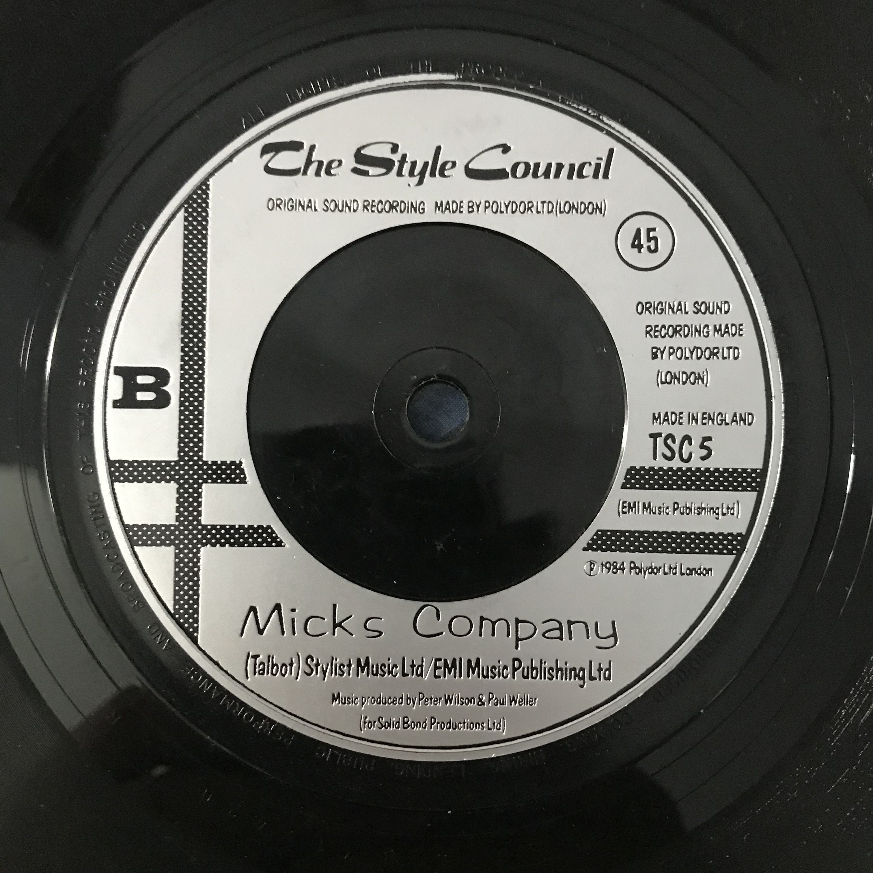 Vintage The Style Council ‎- My Ever Changing Moods 7" Vinyl Single Size ONE SIZE - 4 Thumbnail
