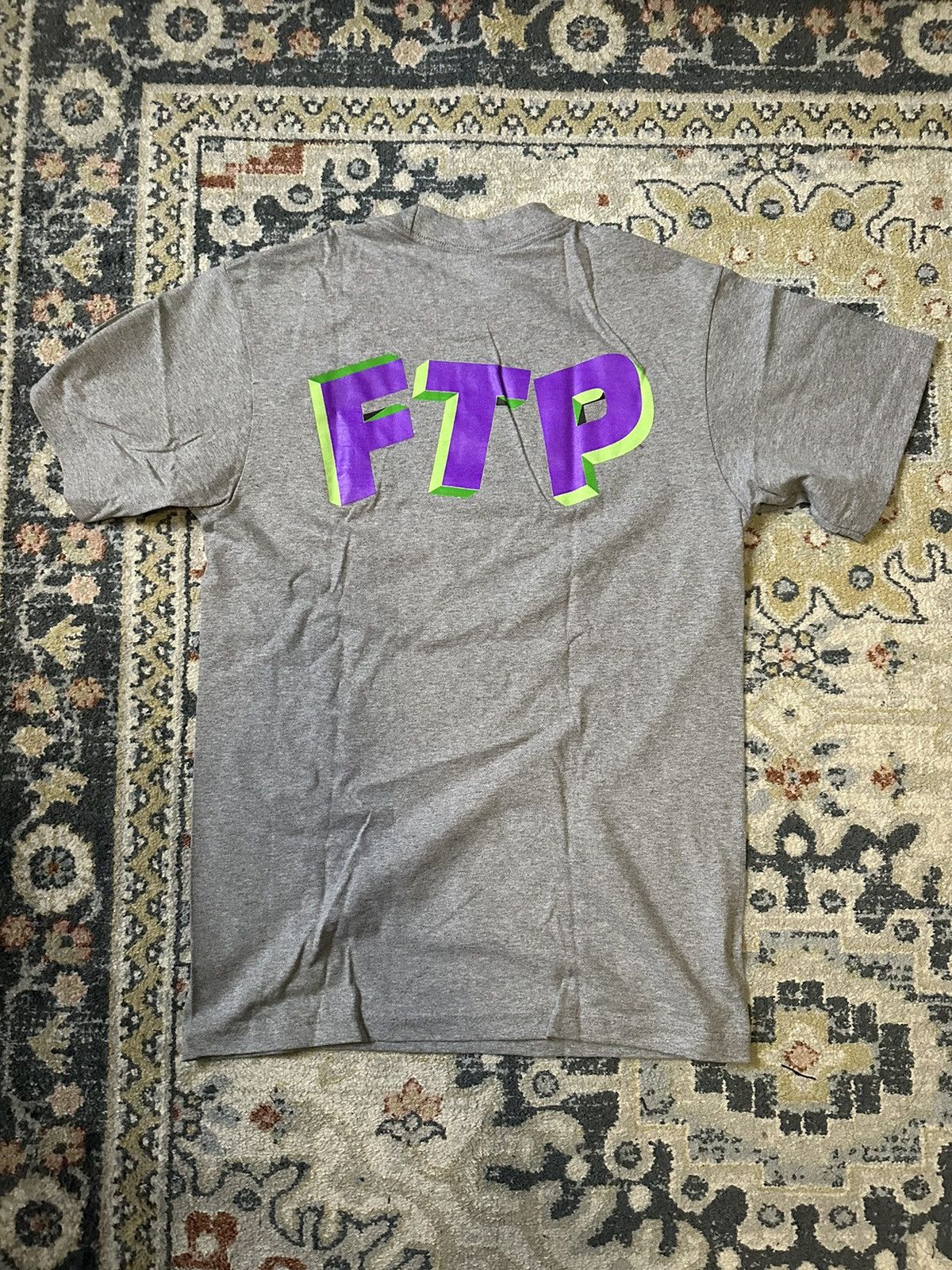 Fuck The Population FTP Grey tee Size US M / EU 48-50 / 2 - 3 Thumbnail