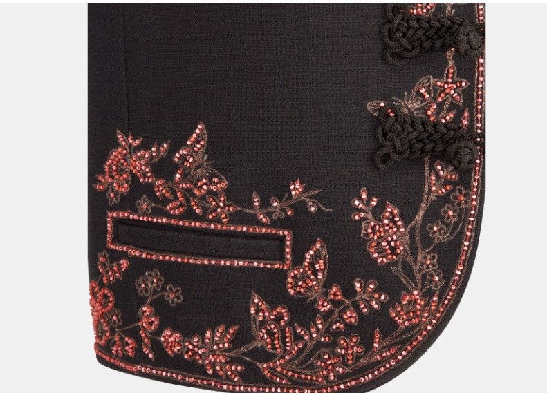 Dior o1w1db10425 411G09U Vest in Black & Coral Size M / US 6-8 / IT 42-44 - 3 Thumbnail