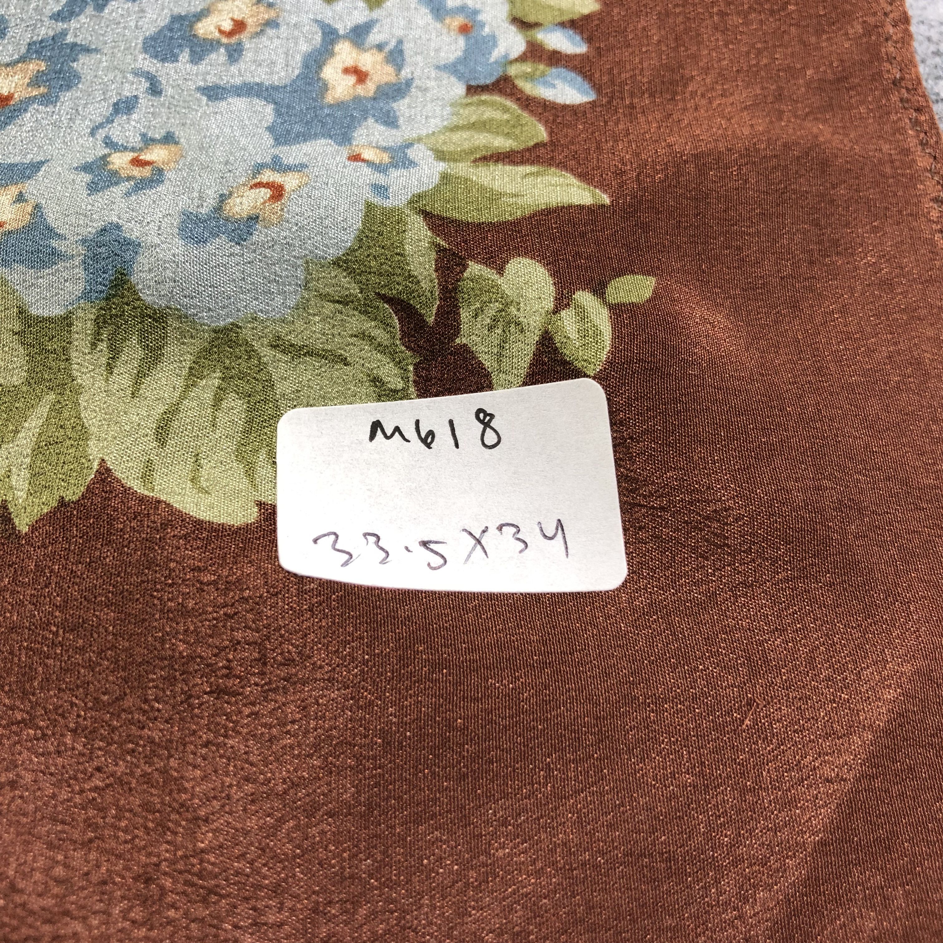 Japanese Brand Courtenay Floral Silk Scarf M618 Size ONE SIZE - 7 Thumbnail