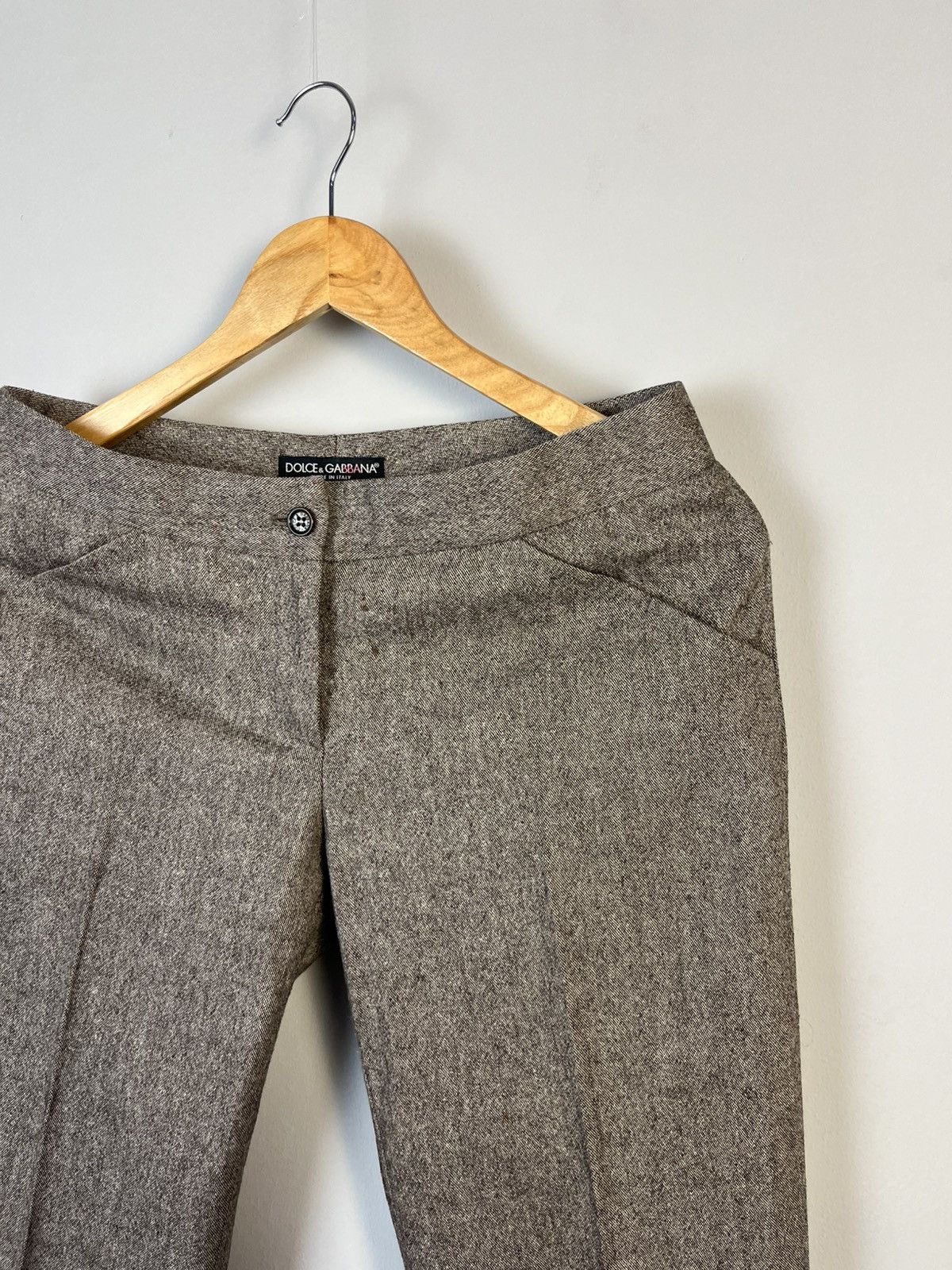 Dolce & Gabbana Dolce & Gabbana D&G Luxury Wool Pants Trousers Made in Italy Size 27" / US 4 / IT 40 - 3 Thumbnail