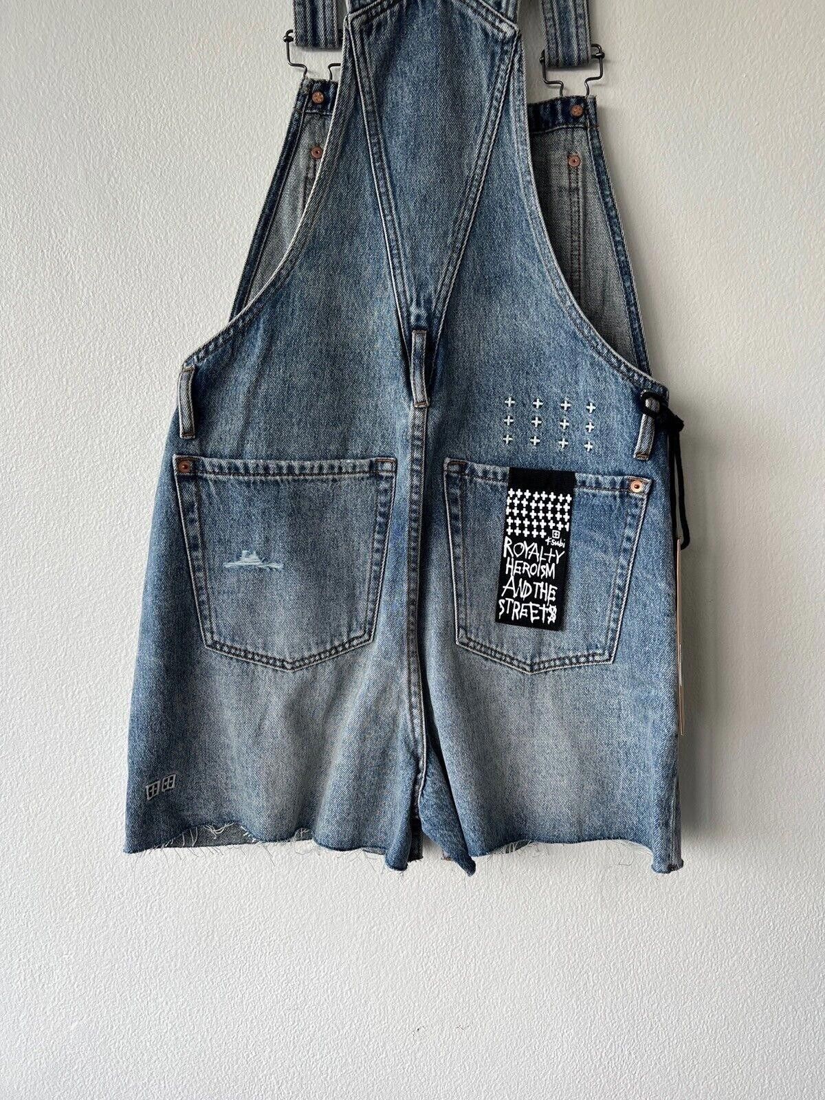 Ksubi new Ksubi womens dress jumpsuit shorts denim overall 25 8 Size 25" / US 0 / IT 36 - 6 Thumbnail