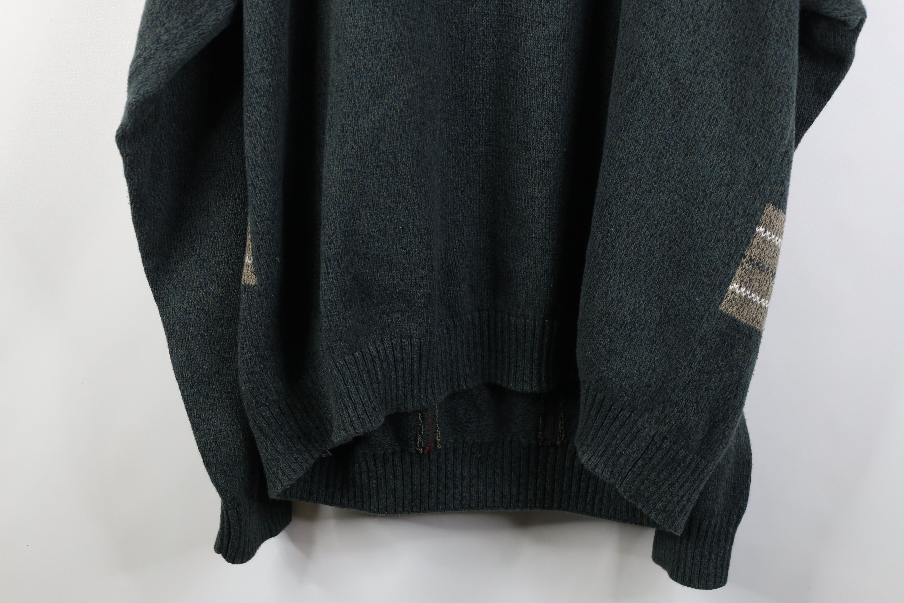 Vintage Vintage 90s Y2K Streetwear Crewneck Sweater Plaid Cotton Size US XXL / EU 58 / 5 - 9 Thumbnail