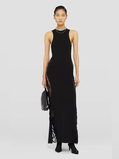 Jil Sander o1w1db10825 Sleeveless Dress in Black Size S / US 4 / IT 40 - 2 Thumbnail
