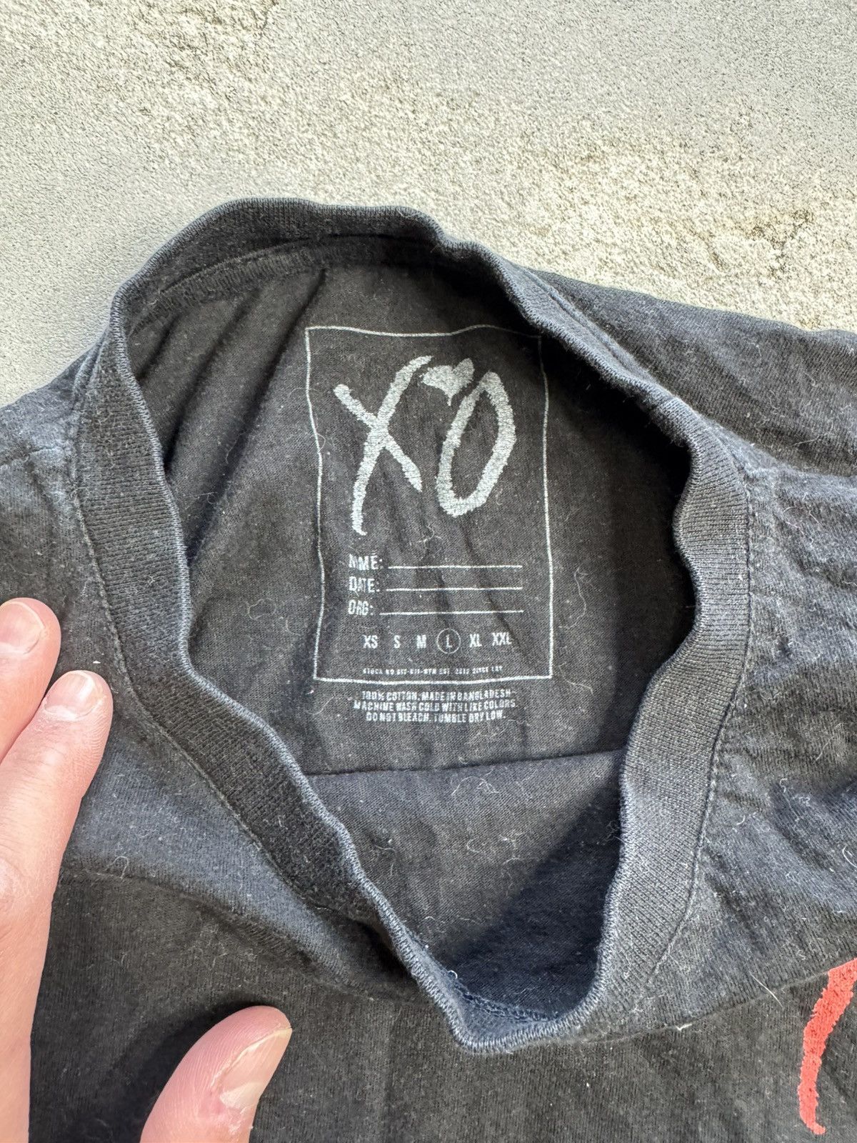 The Weeknd The Weeknd XO Longsleeve Tour Tee Rare Rap Graphic 90s Y2K Size US L / EU 52-54 / 3 - 4 Thumbnail