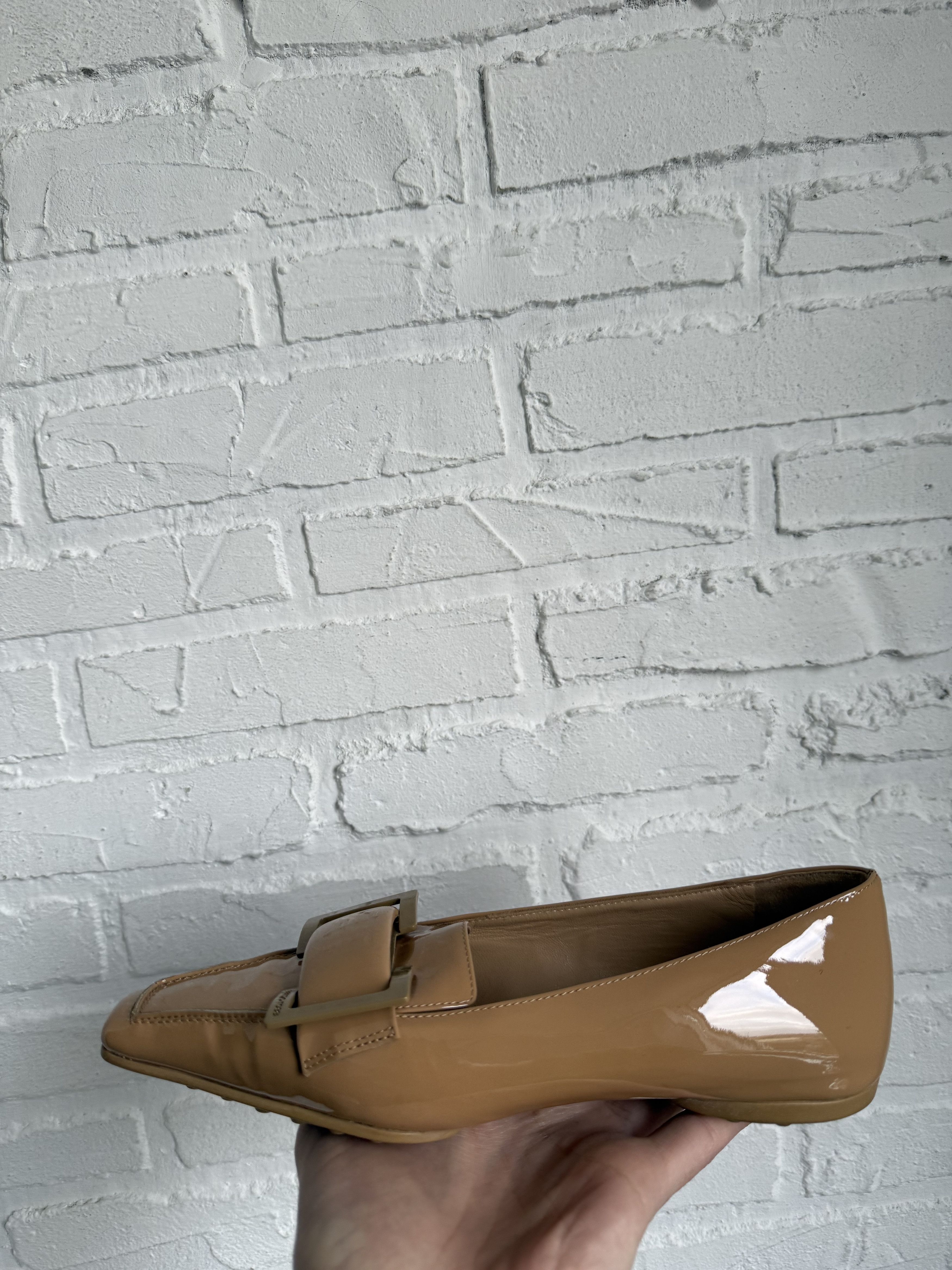 Sergio Rossi Share SERGIO ROSSI Patent Leather Loafers Size US 5.5 / IT 35.5 - 4 Thumbnail