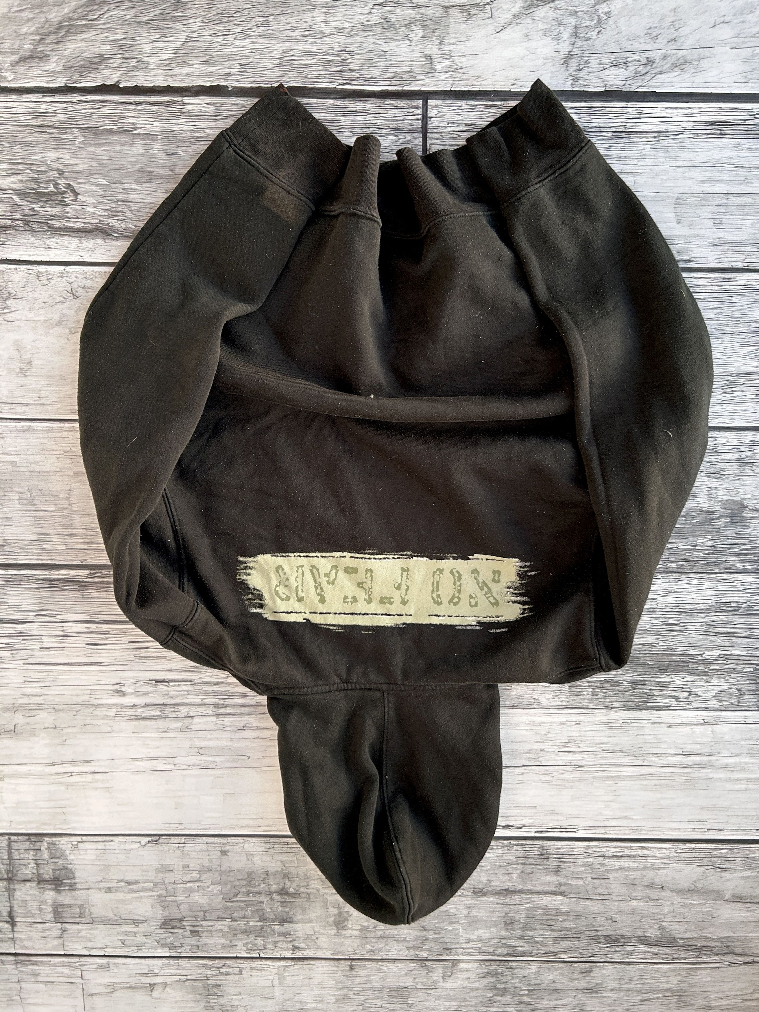 Vintage Avant Garde Streetwear No Fear Big Logo Hoodie 90s