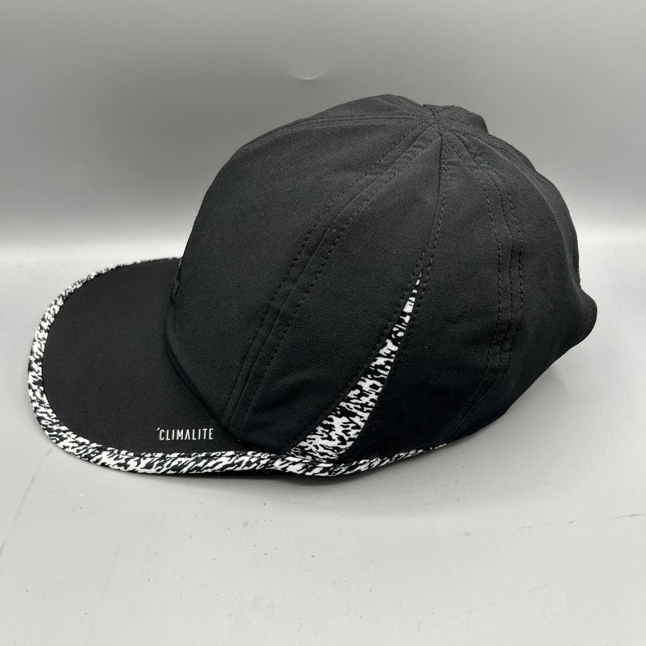 Adidas Adidas Climalite Hat Men Black White Gray Strap Back Cap Size ONE SIZE - 3 Thumbnail