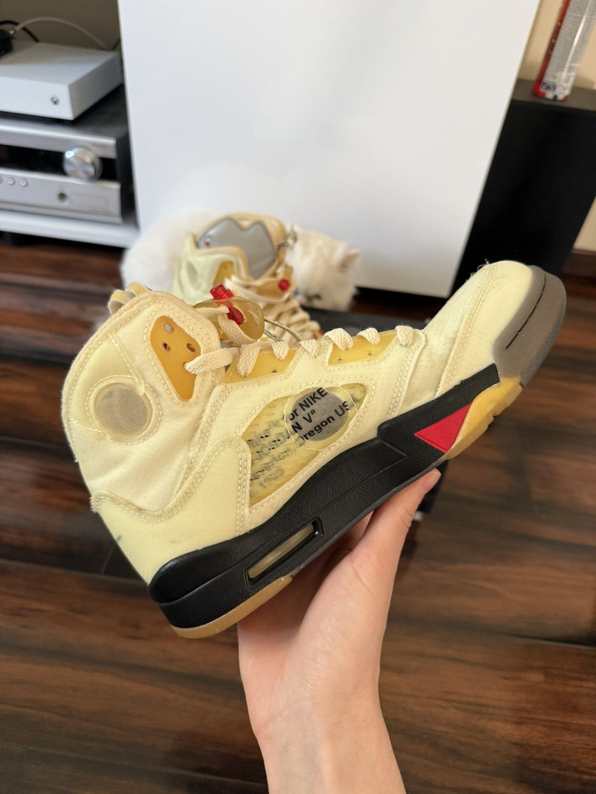 Jordan Brand × Off-White Off-White Jordan 5 Size US 8 / EU 41 - 8 Thumbnail