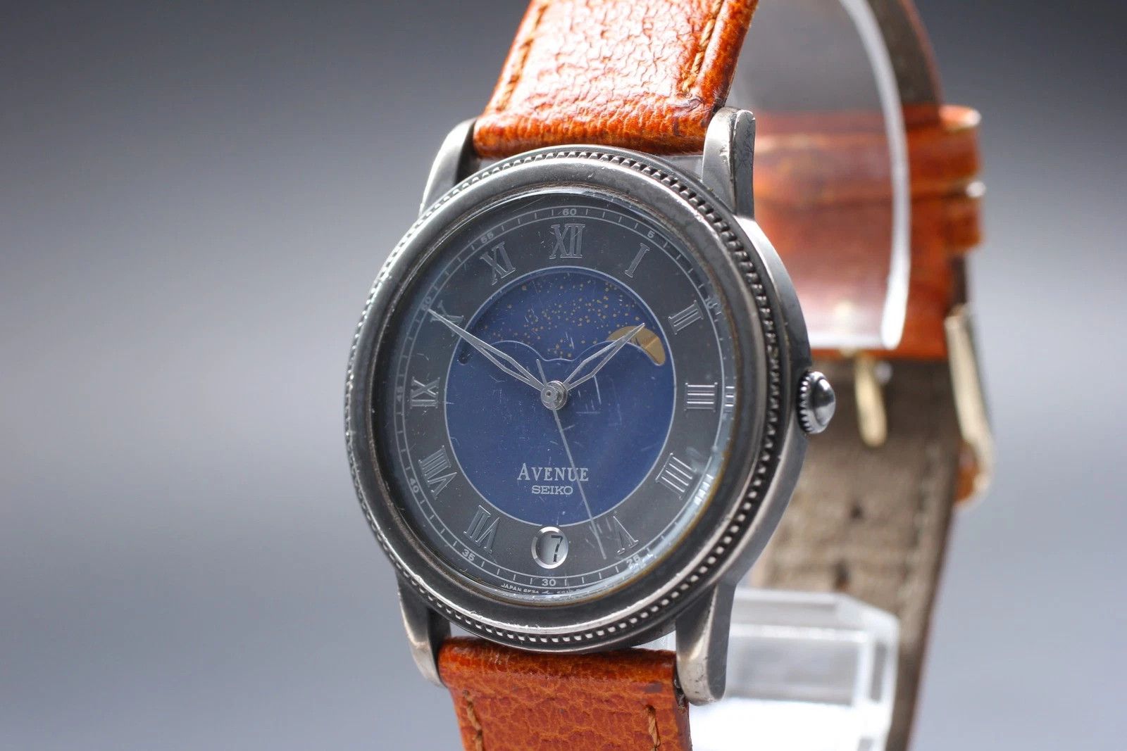 Seiko [Exc+5] SEIKO AVENUE 6F34-6010 Moon Phase Men