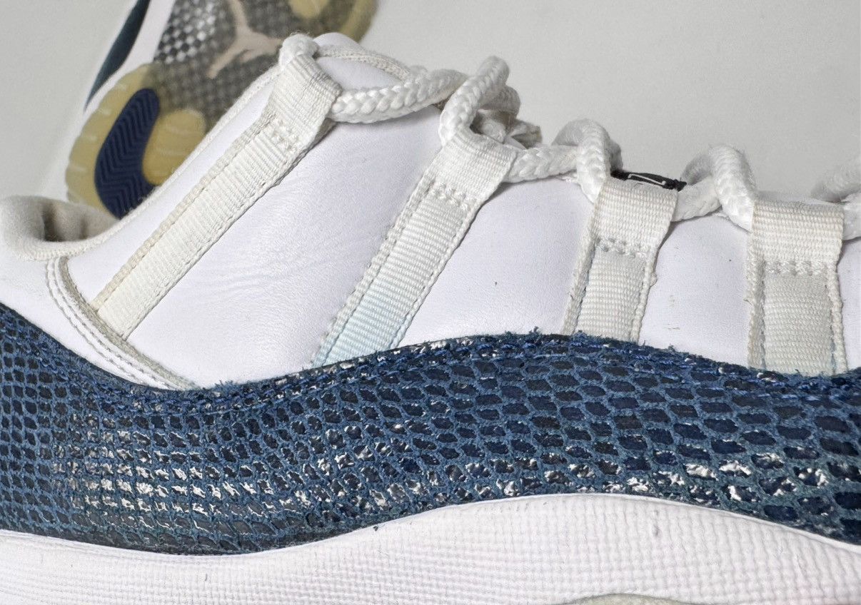 Jordan Brand × Nike Nike Air Jordan XI 11 Low Navy Snakeskin 2019 Retro size 8.5 Size US 8.5 / EU 41-42 - 10 Thumbnail