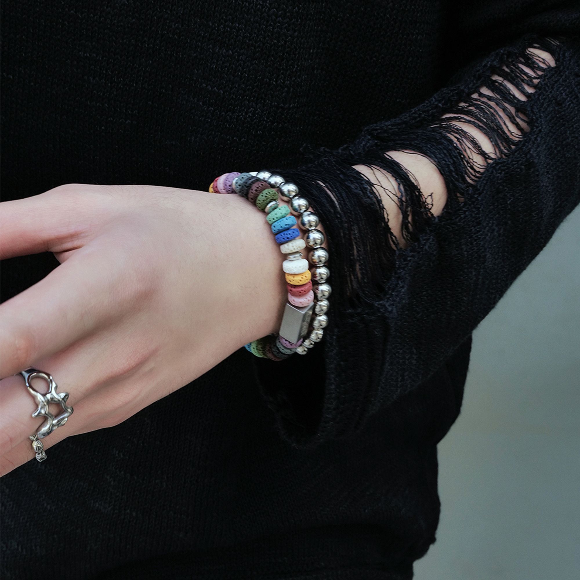 Jewelry Modern Bracelet Y2K Punk Chain Gotch Bracelets Chains Size ONE SIZE - 2 Thumbnail
